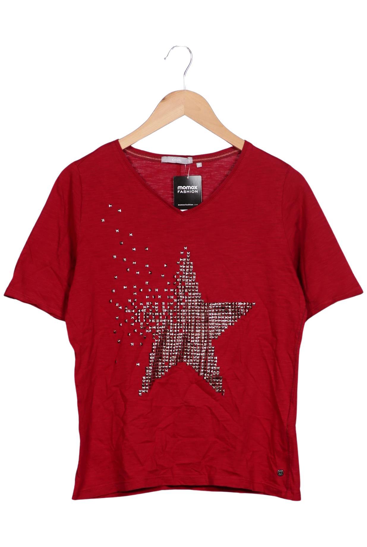 

Cecil Damen T-Shirt, rot, Gr. 38