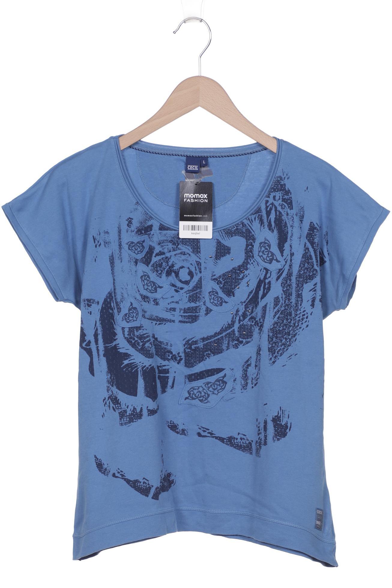 

CECIL Damen T-Shirt, blau