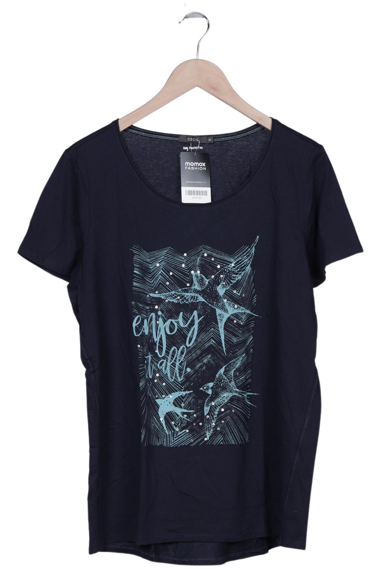 

Cecil Damen T-Shirt, marineblau, Gr. 44