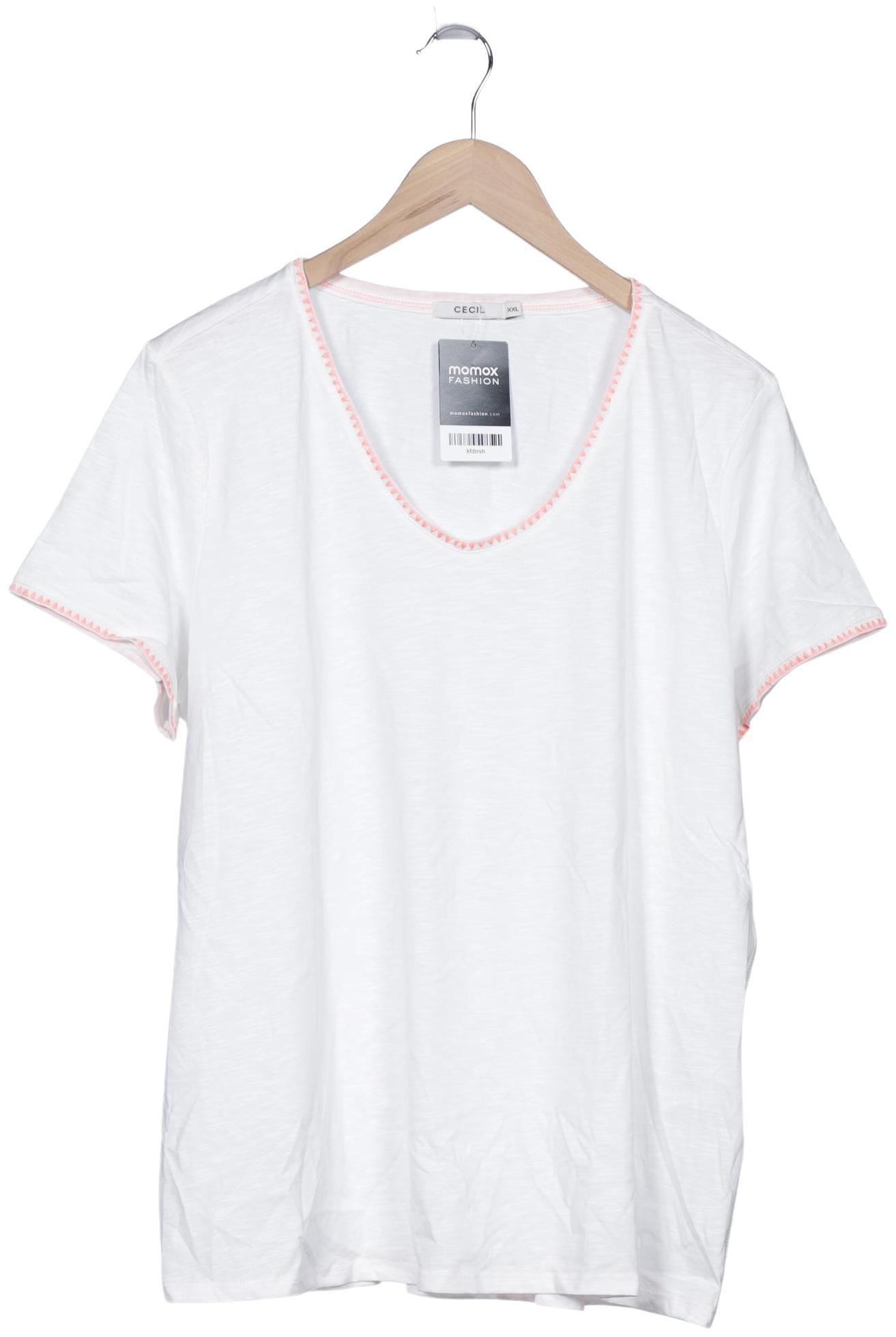 

Cecil Damen T-Shirt, weiß, Gr. 46