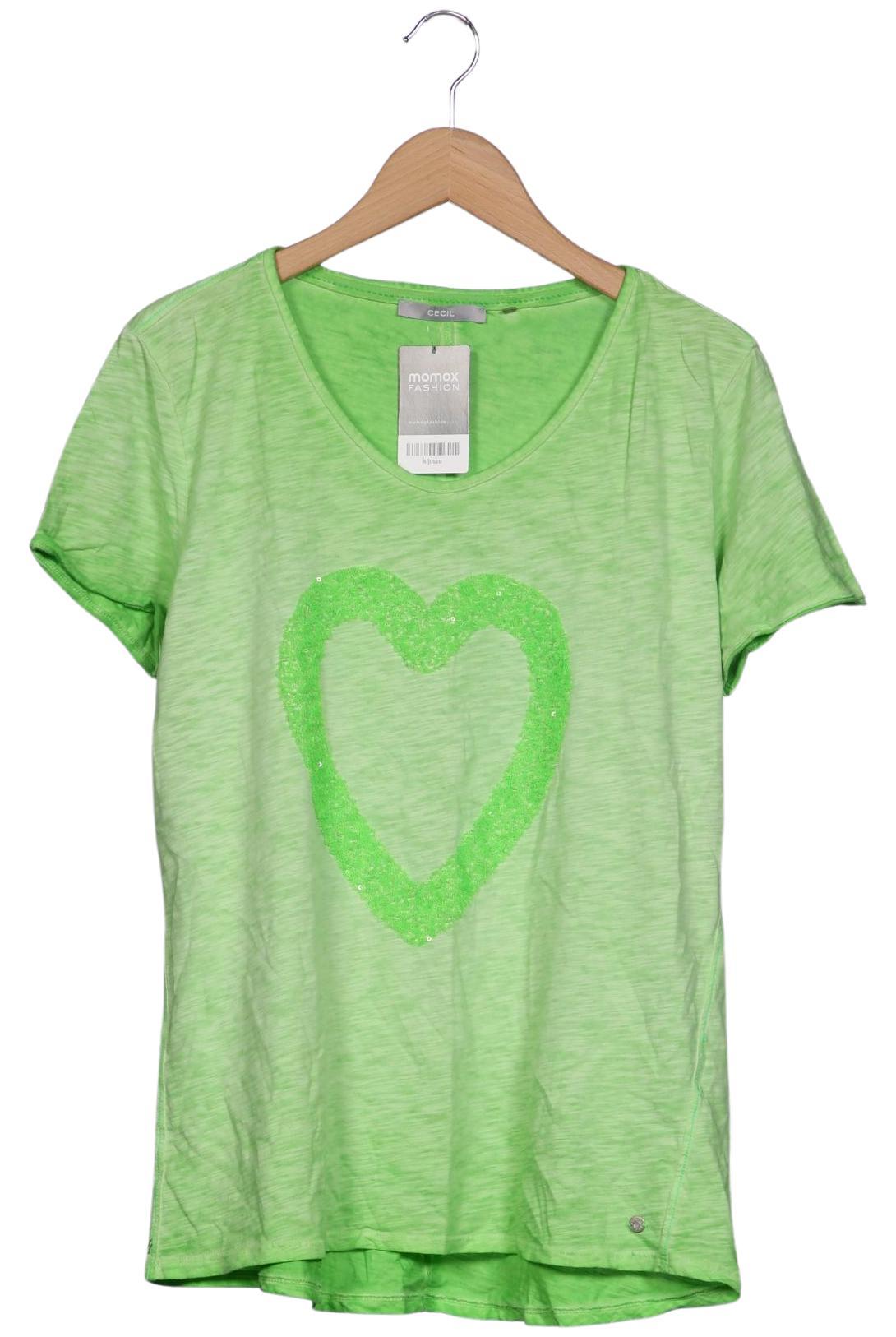 

Cecil Damen T-Shirt, hellgrün, Gr. 44