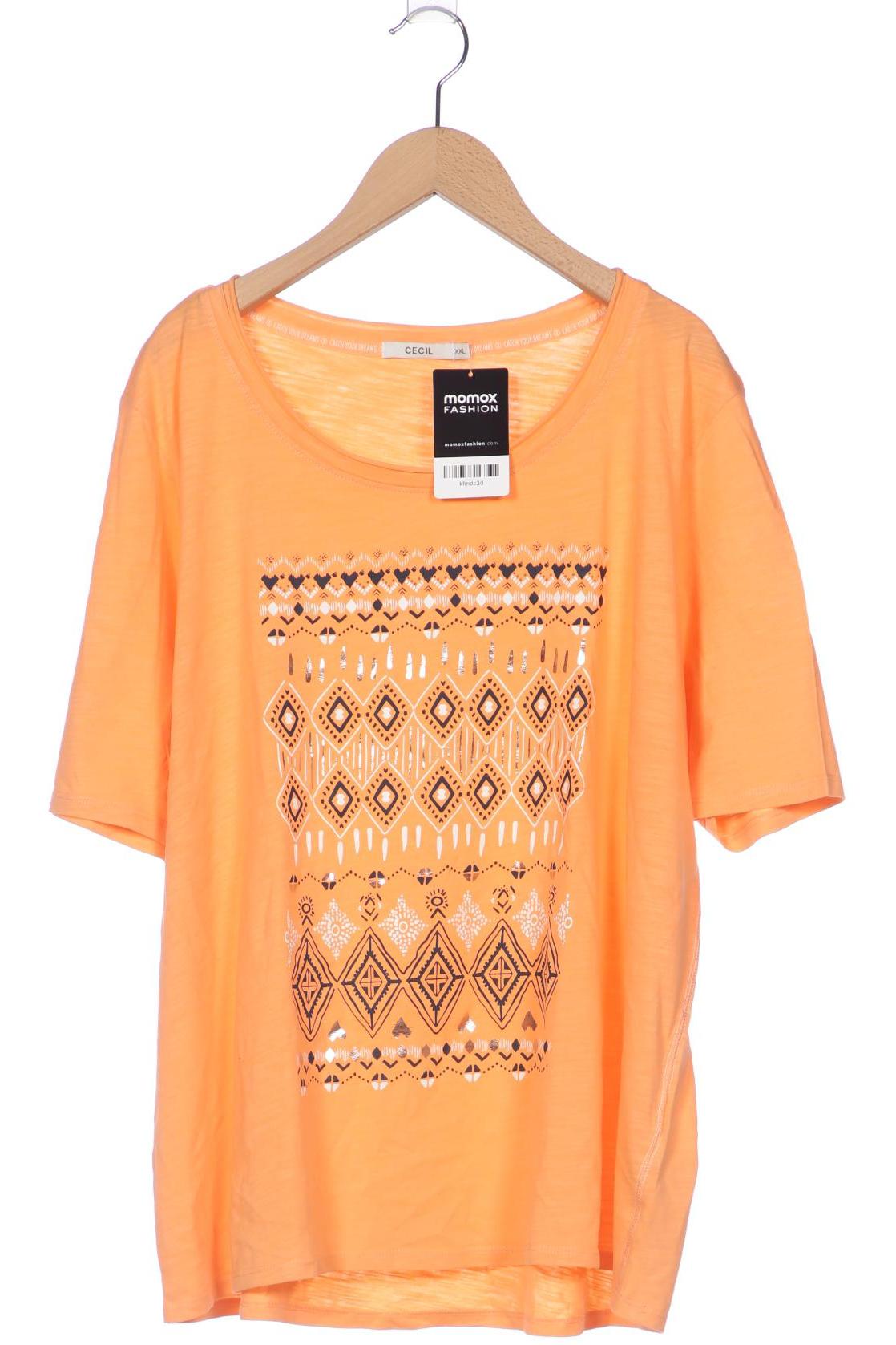 

Cecil Damen T-Shirt, orange, Gr. 46