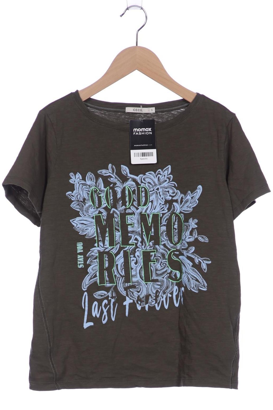 

Cecil Damen T-Shirt, grün, Gr. 36