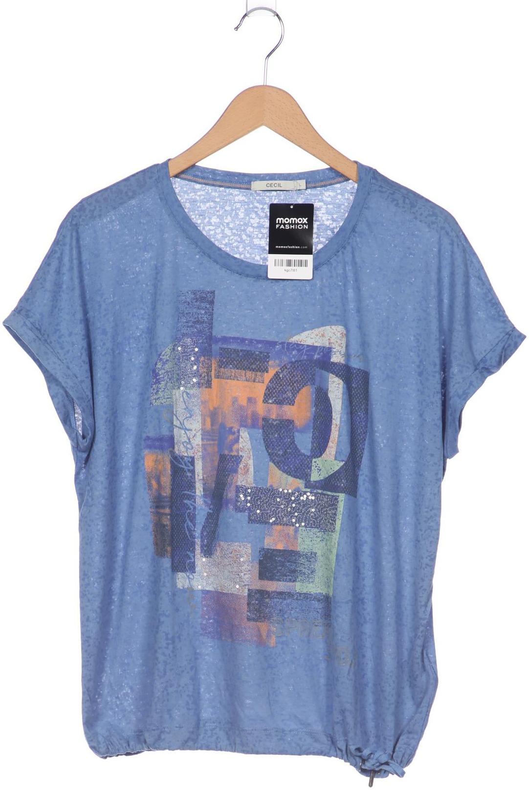 

Cecil Damen T-Shirt, blau, Gr. 42