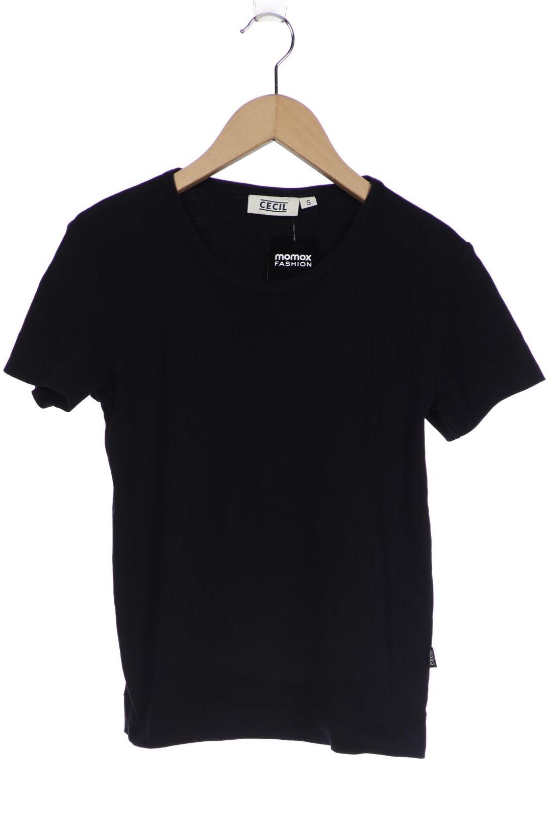 

CECIL Damen T-Shirt, schwarz