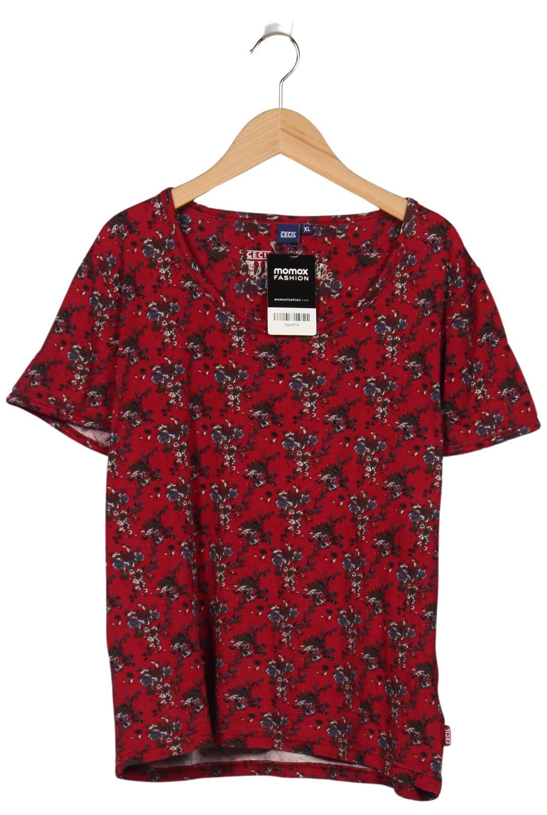 

Cecil Damen T-Shirt, bordeaux, Gr. 44
