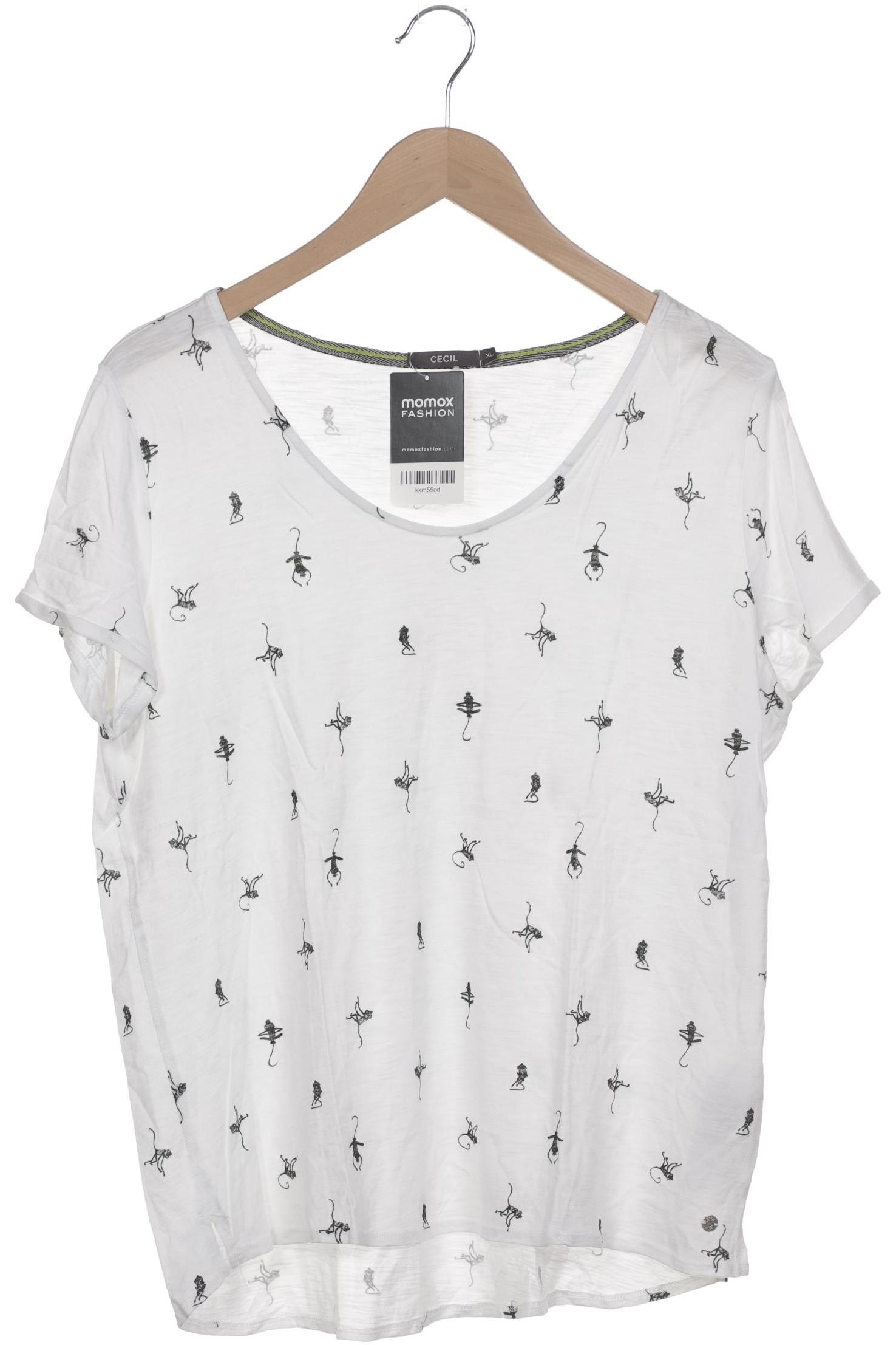 

Cecil Damen T-Shirt, weiß, Gr. 44