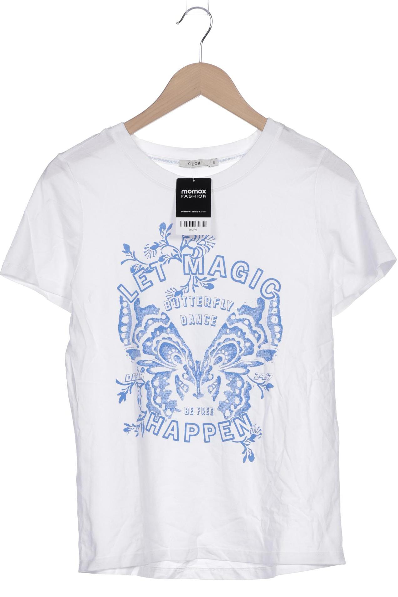 

Cecil Damen T-Shirt, weiß, Gr. 36