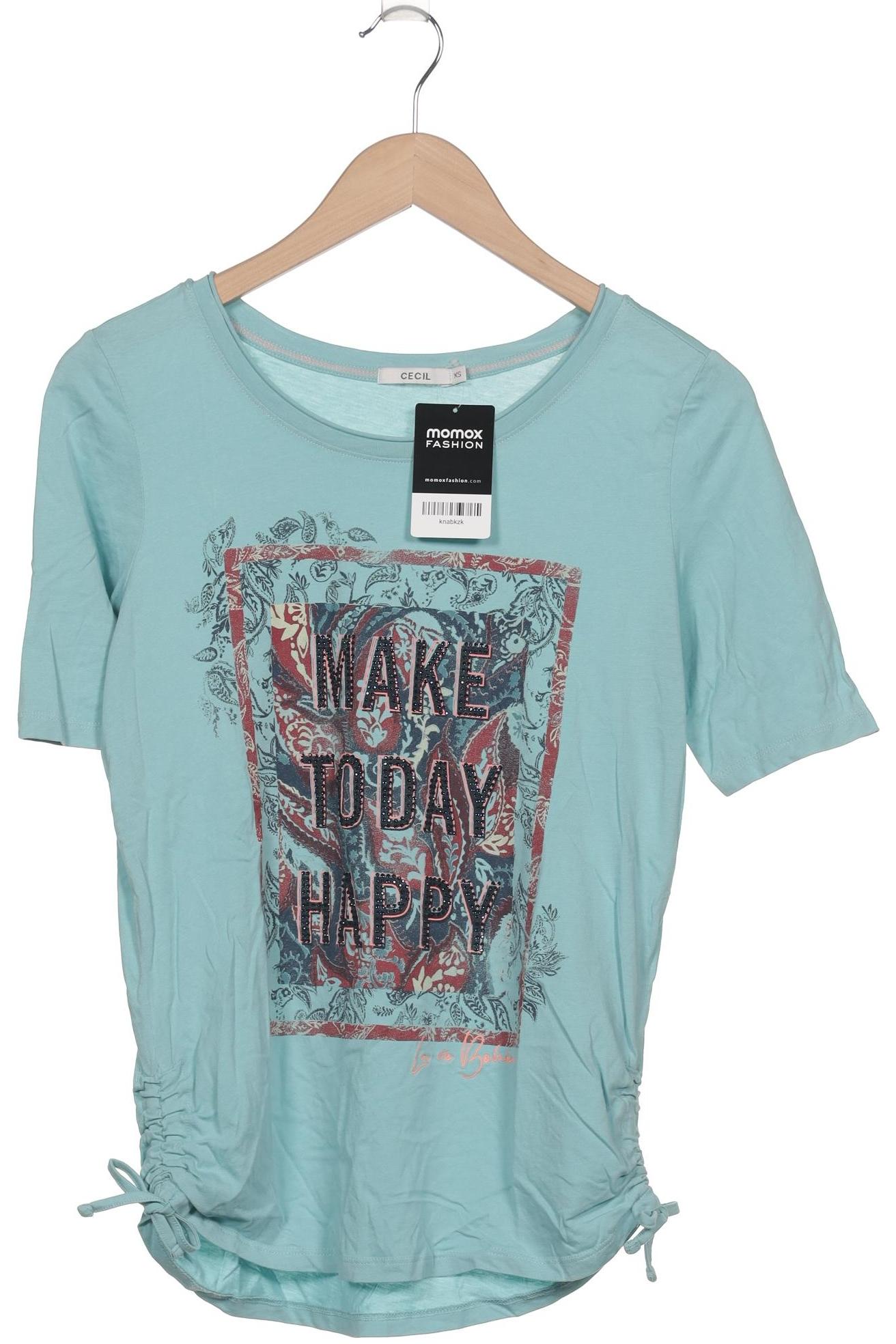 

Cecil Damen T-Shirt, hellgrün, Gr. 34