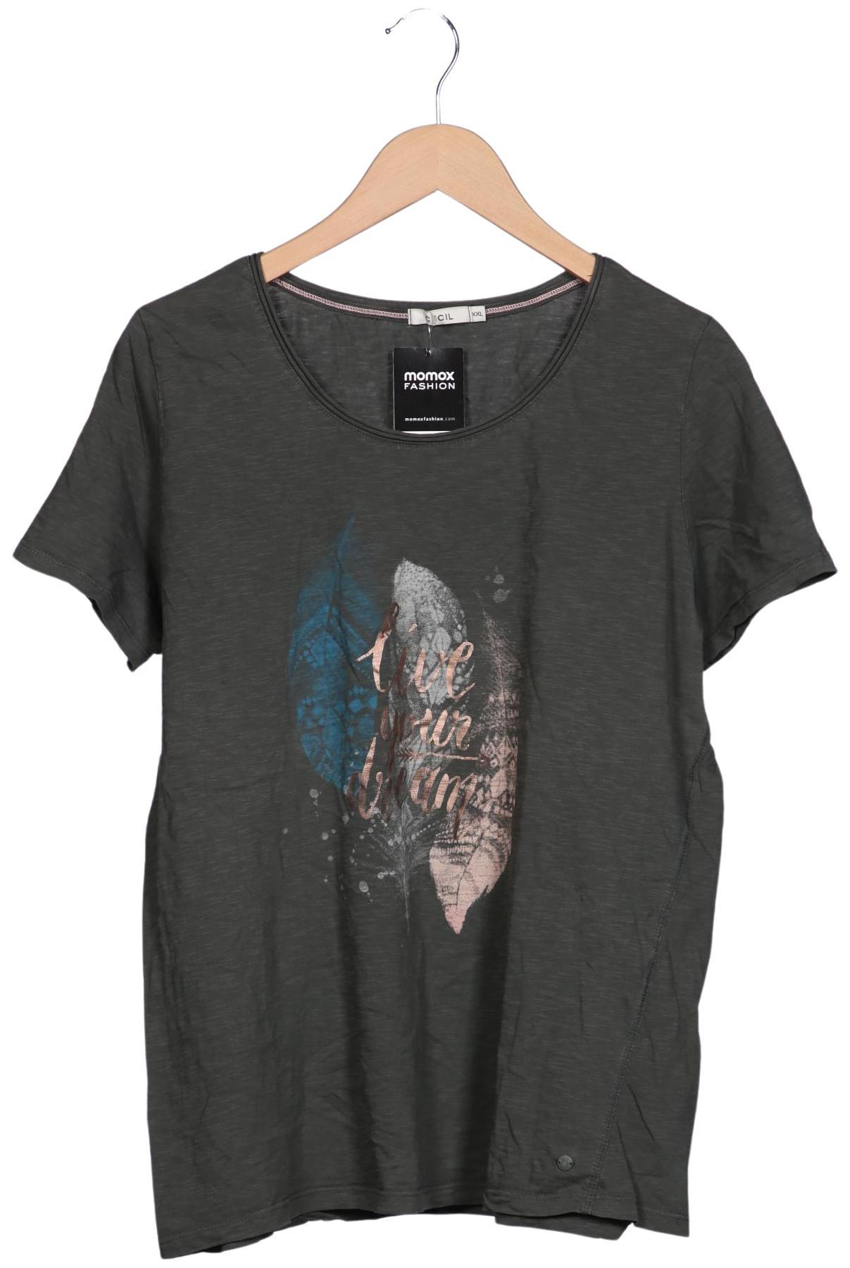 

Cecil Damen T-Shirt, grau, Gr. 46