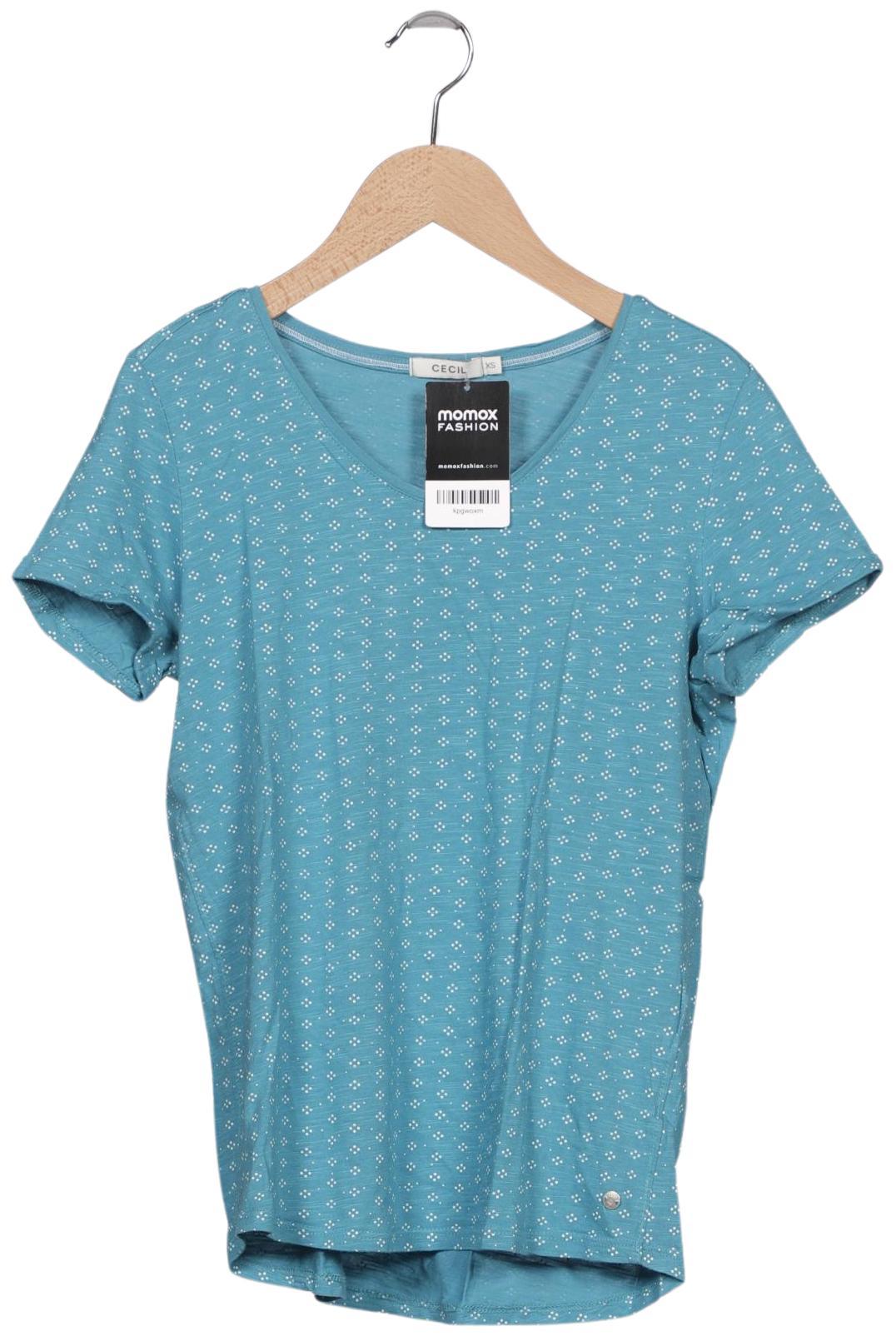 

Cecil Damen T-Shirt, blau, Gr. 34