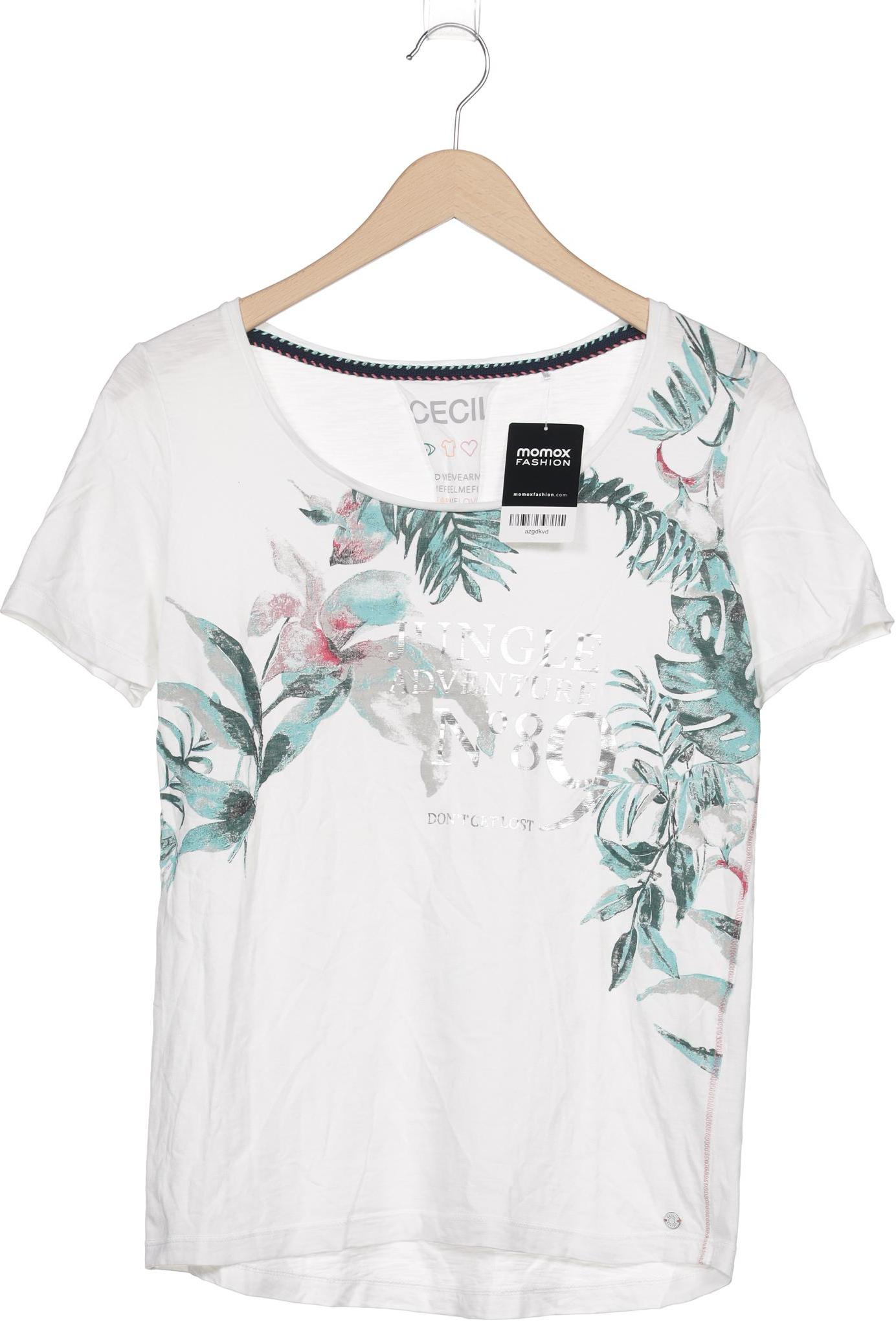 

Cecil Damen T-Shirt, weiß, Gr. 36