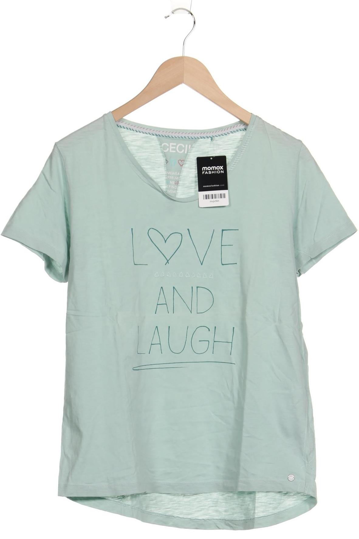 

Cecil Damen T-Shirt, hellgrün, Gr. 42