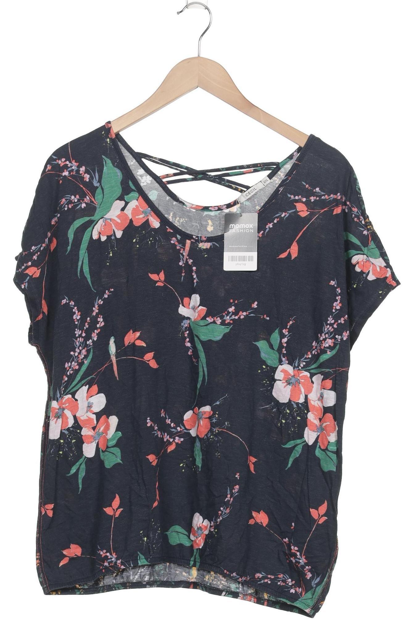 

Cecil Damen T-Shirt, marineblau, Gr. 46