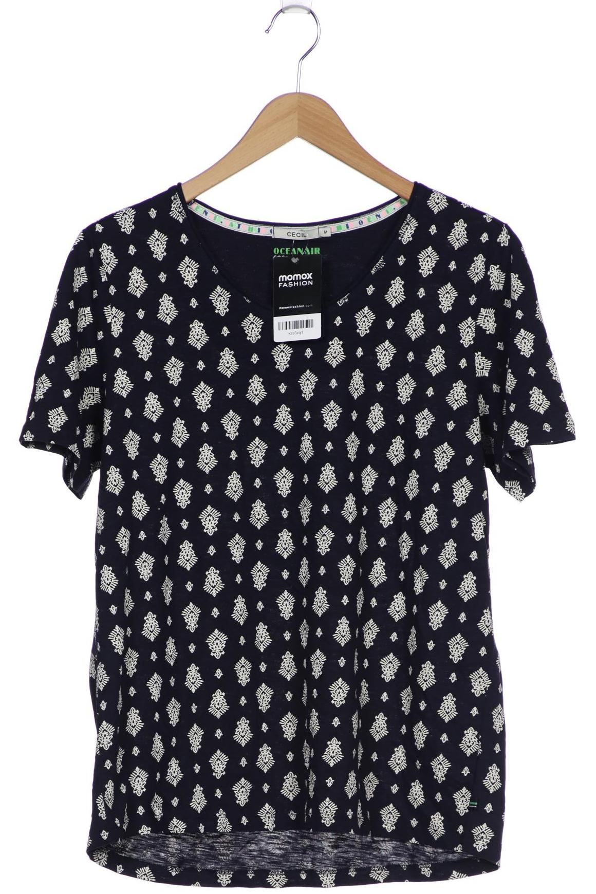 

CECIL Damen T-Shirt, marineblau