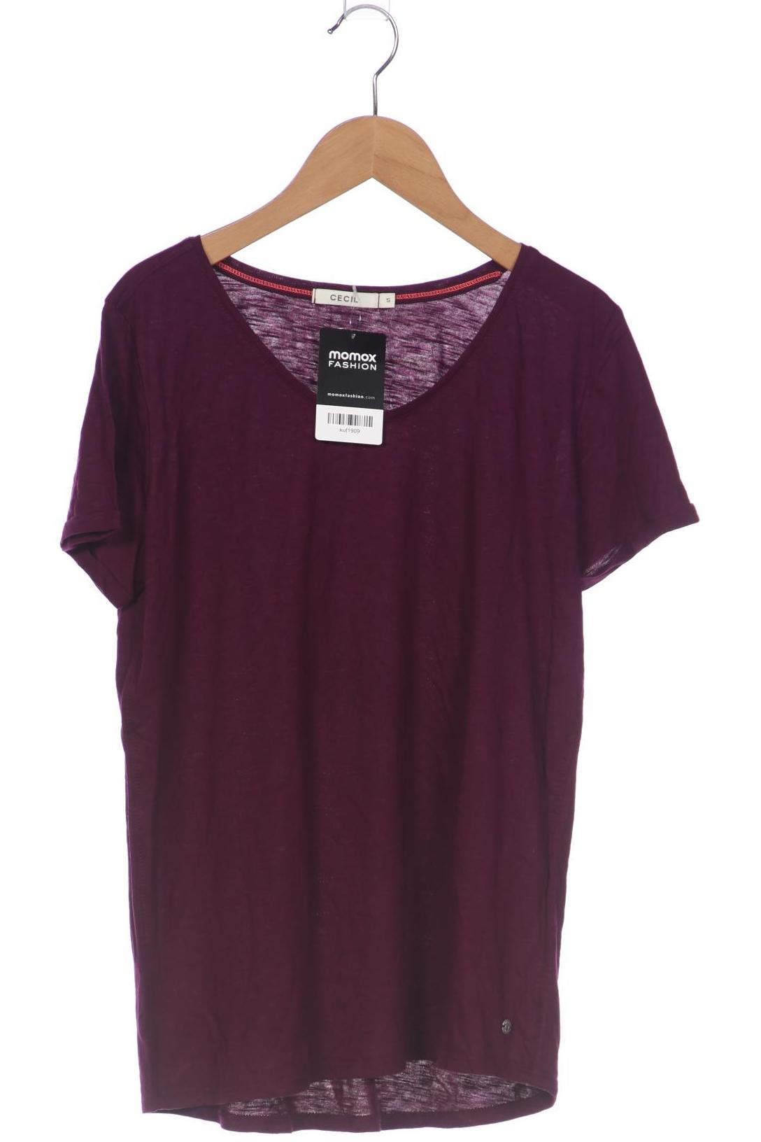 

Cecil Damen T-Shirt, bordeaux, Gr. 36