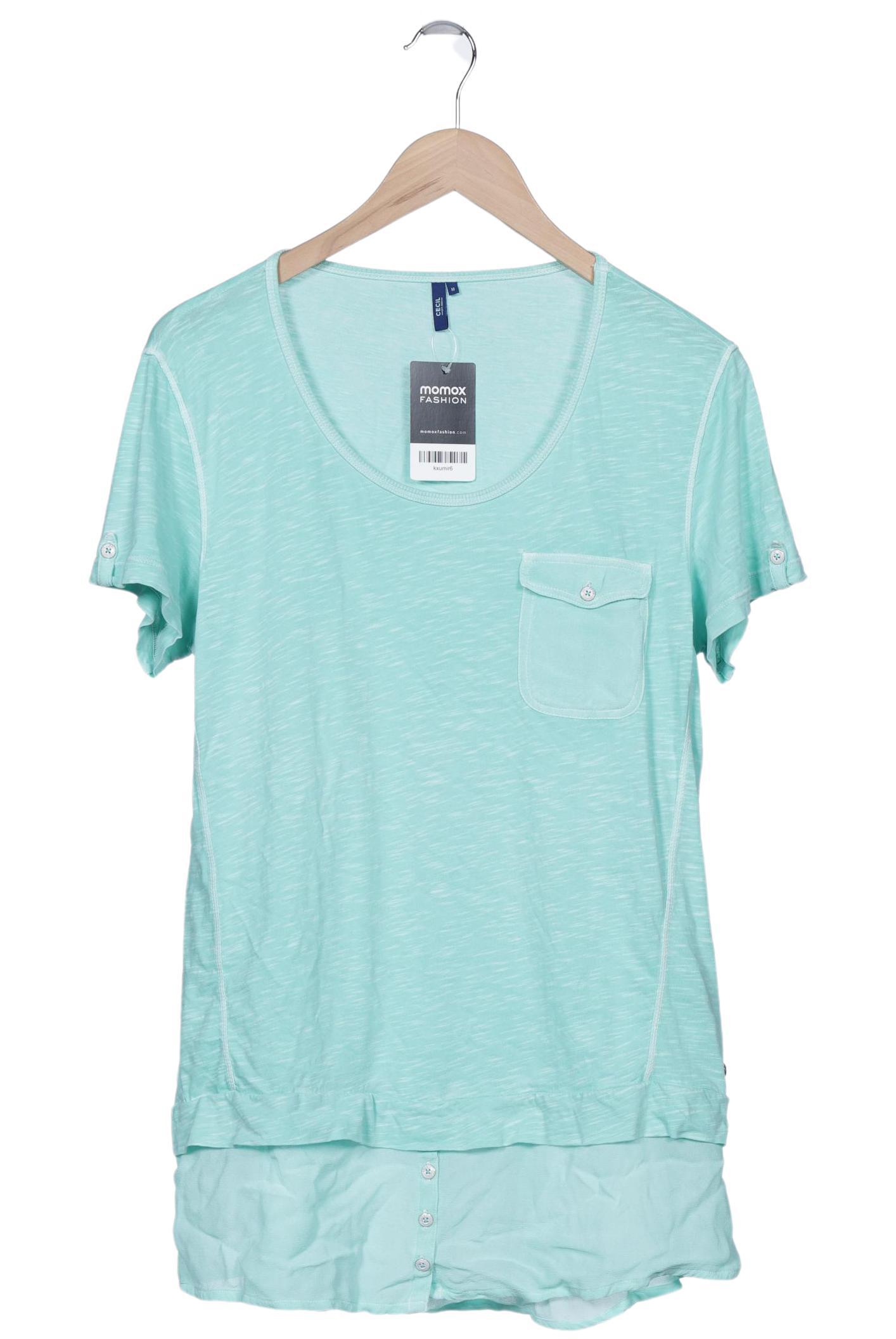 

Cecil Damen T-Shirt, hellgrün, Gr. 38