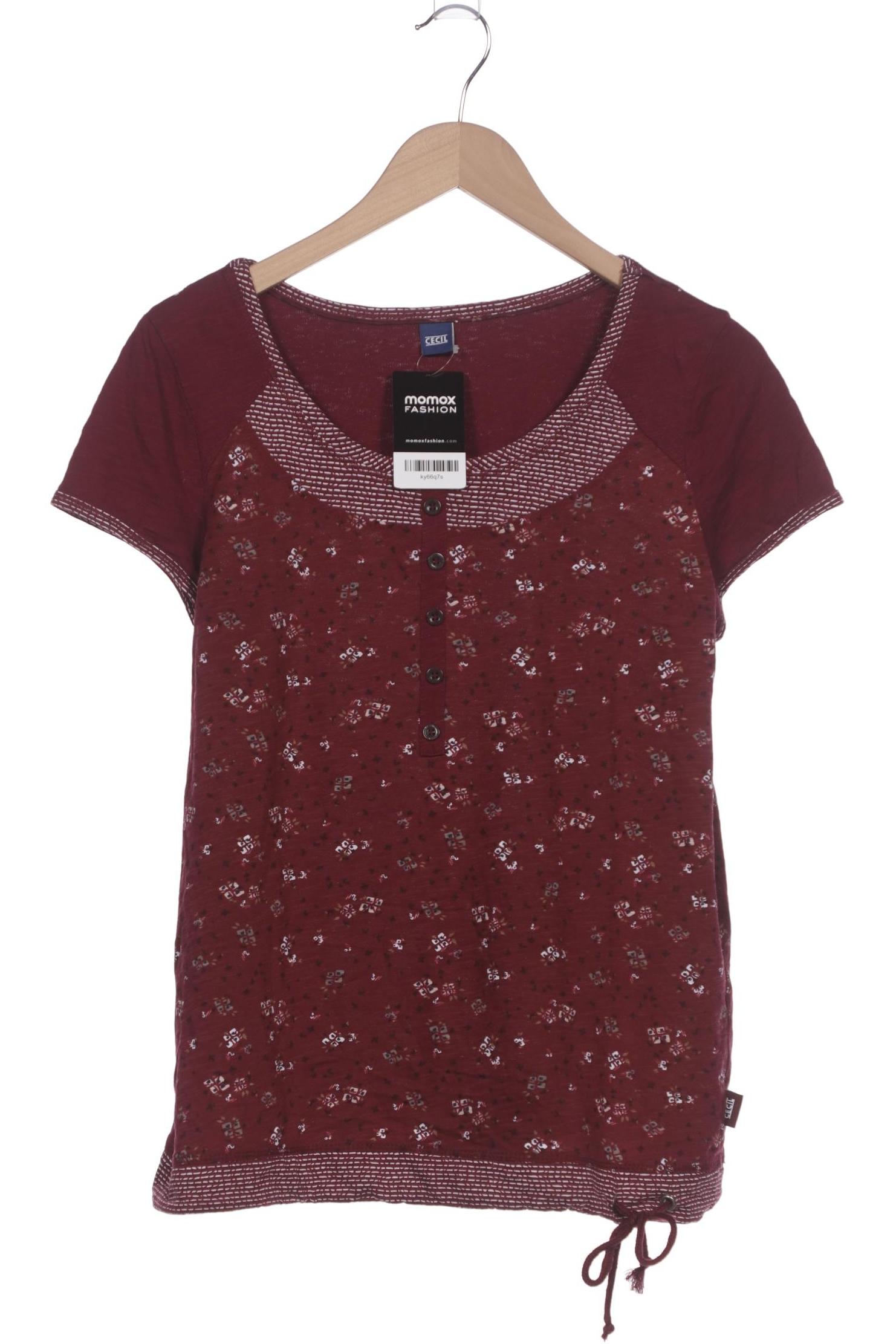 

Cecil Damen T-Shirt, bordeaux, Gr. 42