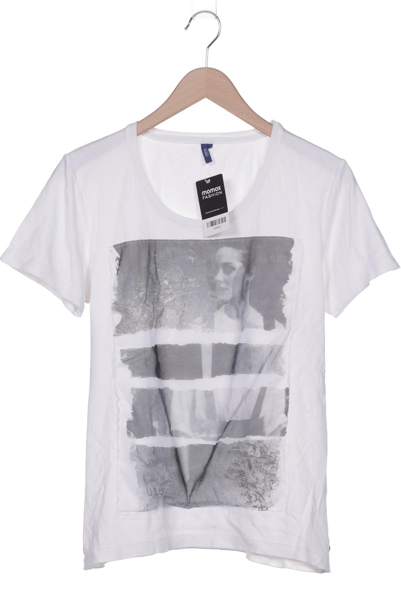 

Cecil Damen T-Shirt, weiß, Gr. 44