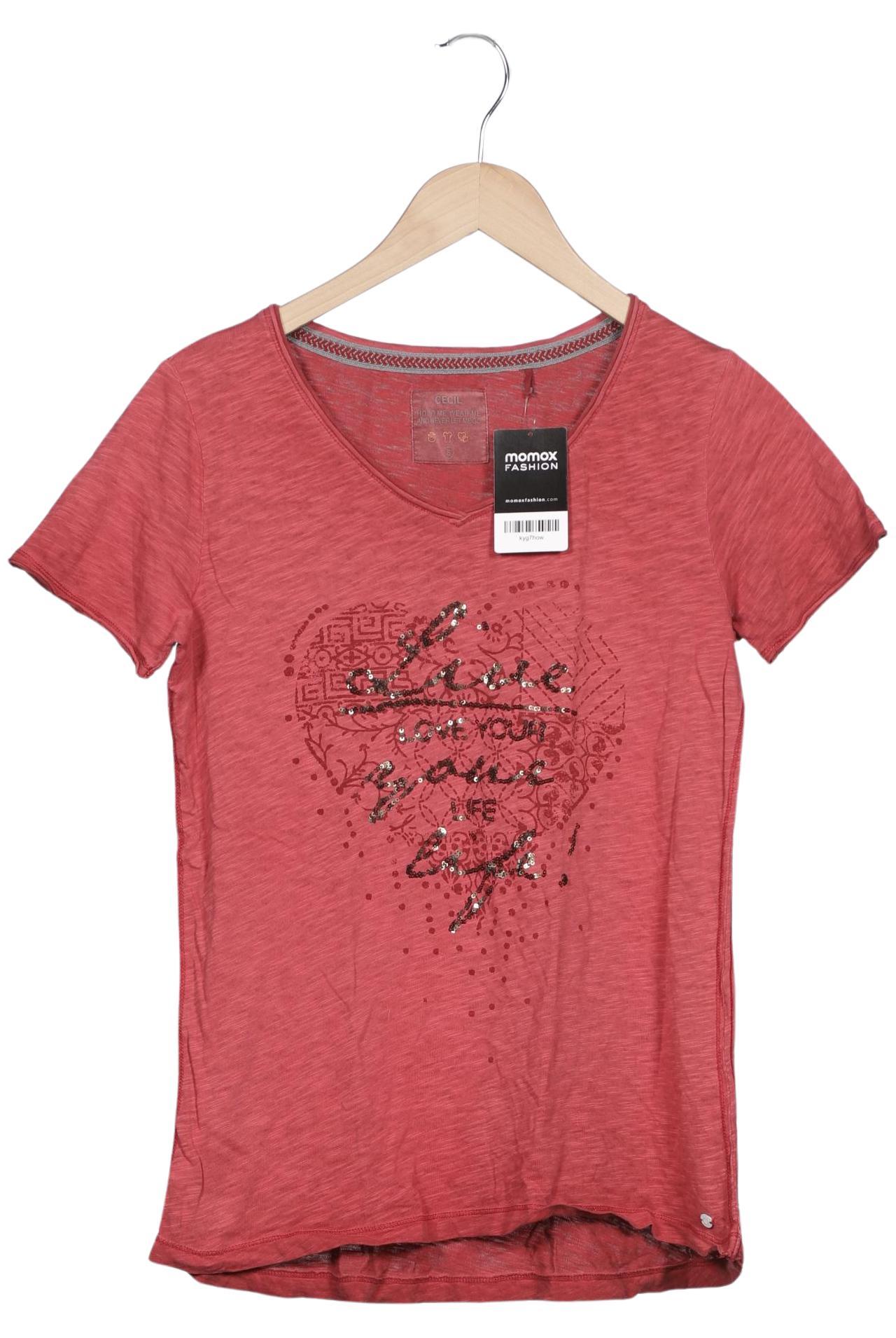 

Cecil Damen T-Shirt, rot, Gr. 36
