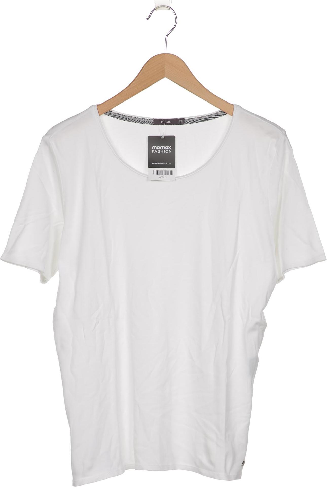

Cecil Damen T-Shirt, weiß, Gr. 46