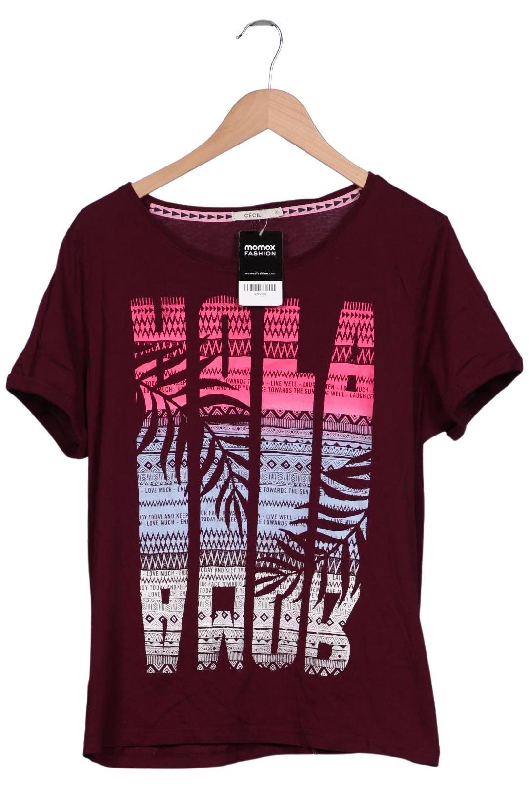 

Cecil Damen T-Shirt, bordeaux, Gr. 44