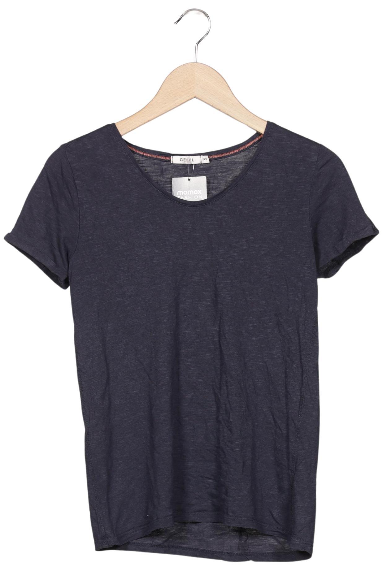 

Cecil Damen T-Shirt, marineblau, Gr. 34