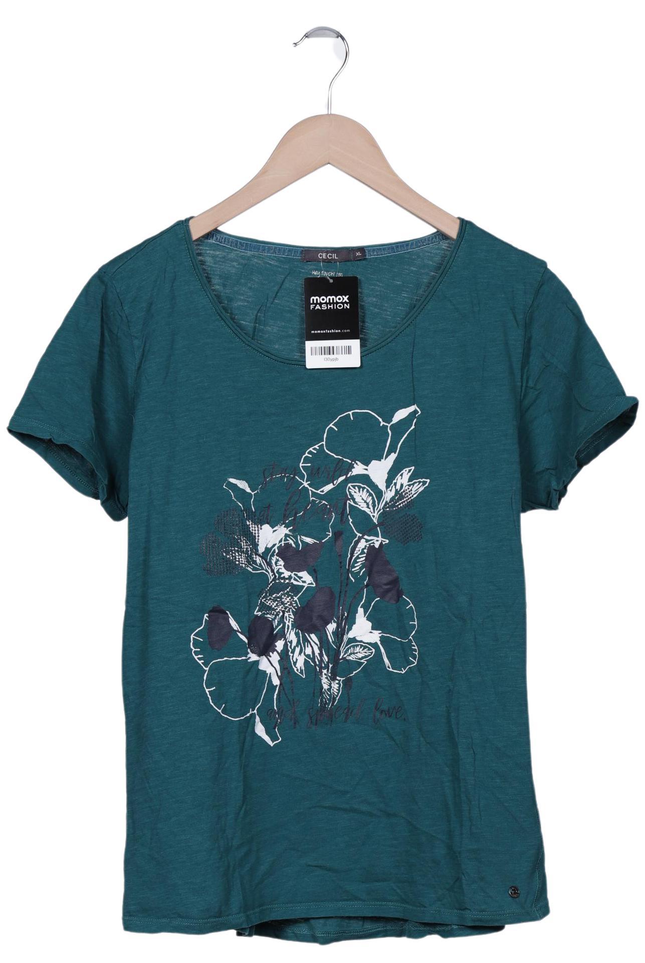 

Cecil Damen T-Shirt, türkis, Gr. 44