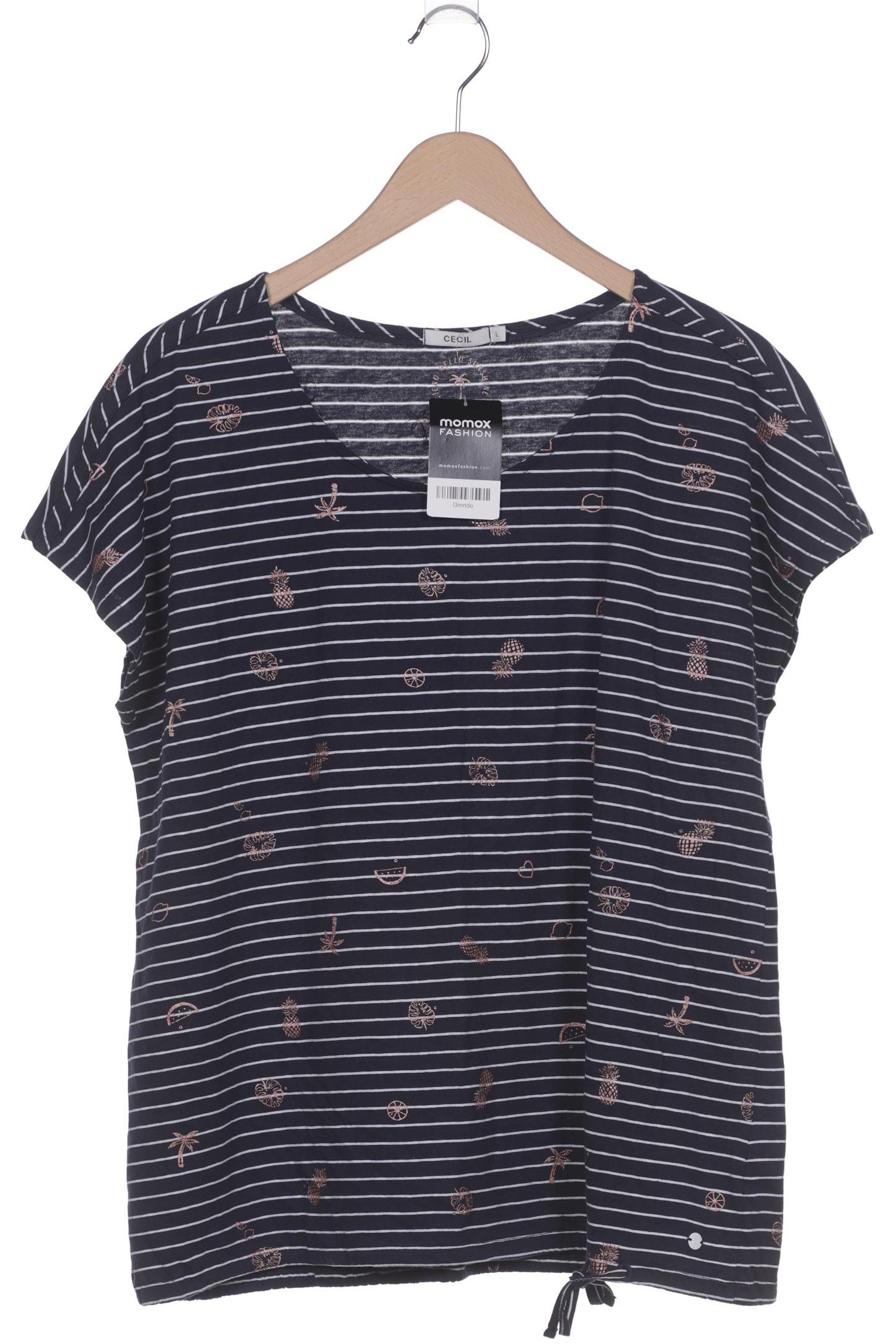 

Cecil Damen T-Shirt, marineblau, Gr. 42
