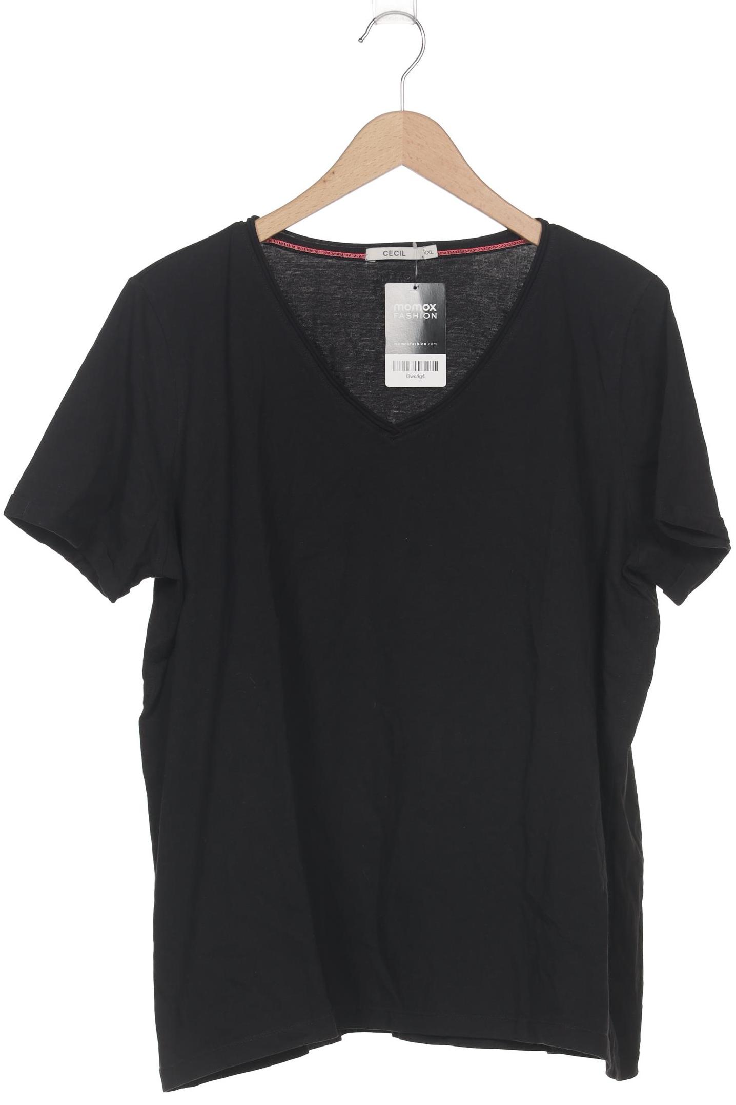 

Cecil Damen T-Shirt, schwarz, Gr. 46