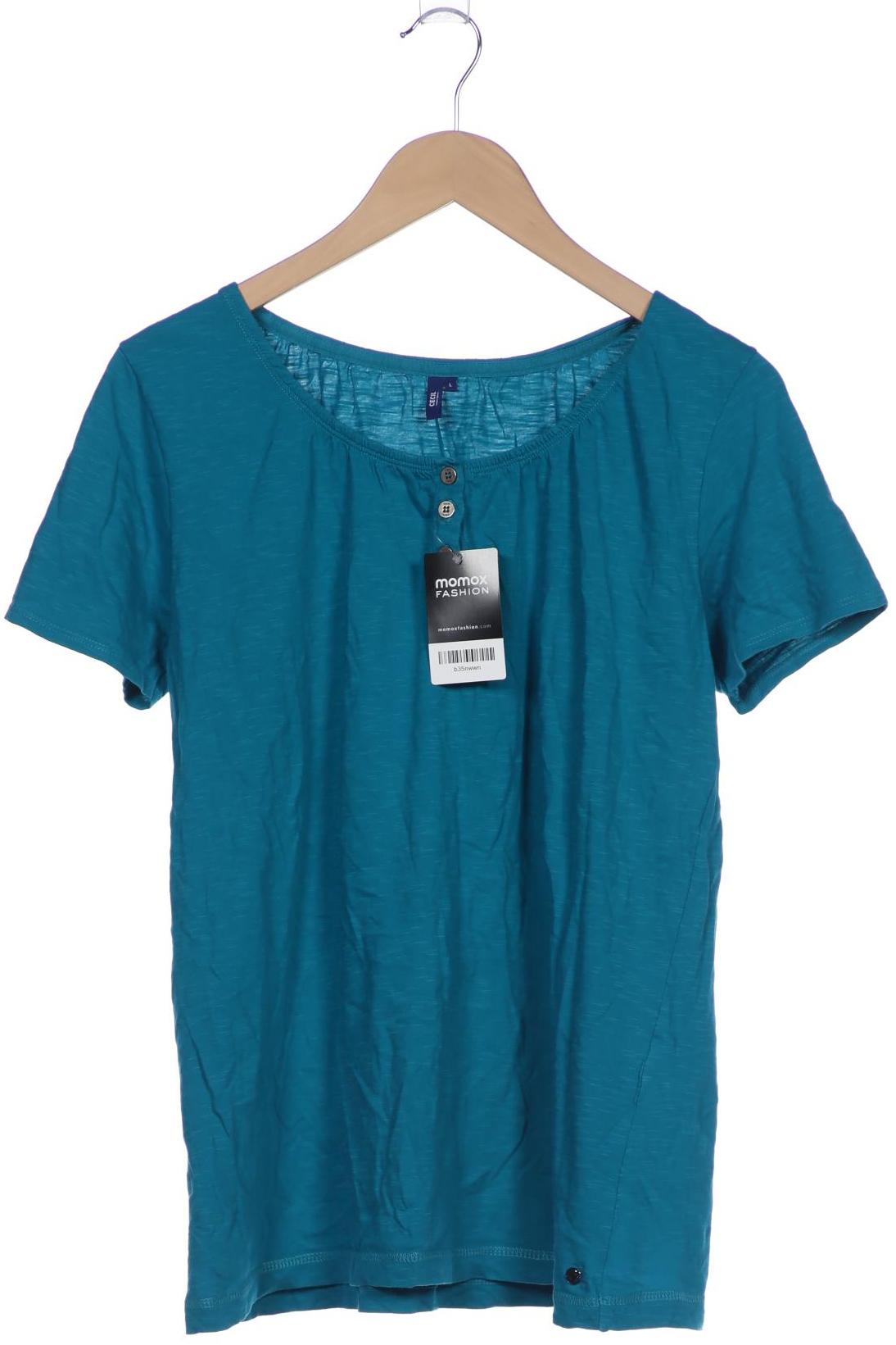 

Cecil Damen T-Shirt, blau, Gr. 42