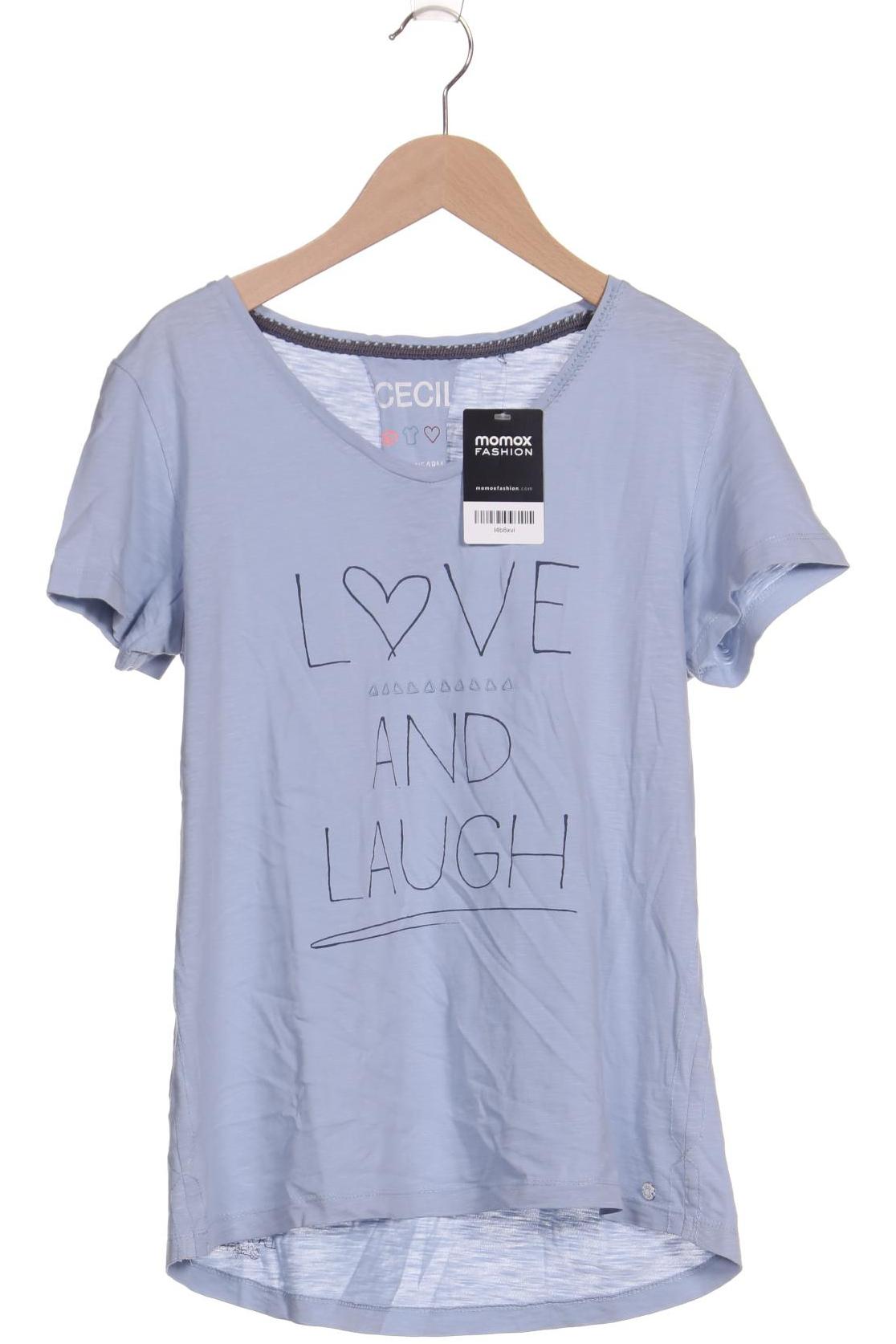 

Cecil Damen T-Shirt, hellblau, Gr. 36