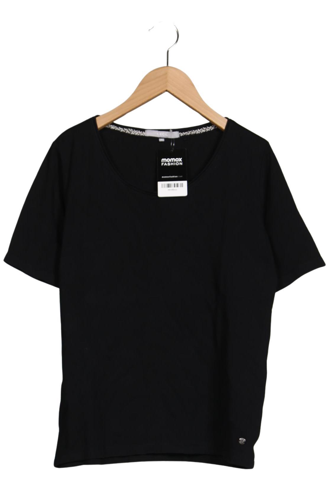 

Cecil Damen T-Shirt, schwarz, Gr. 38