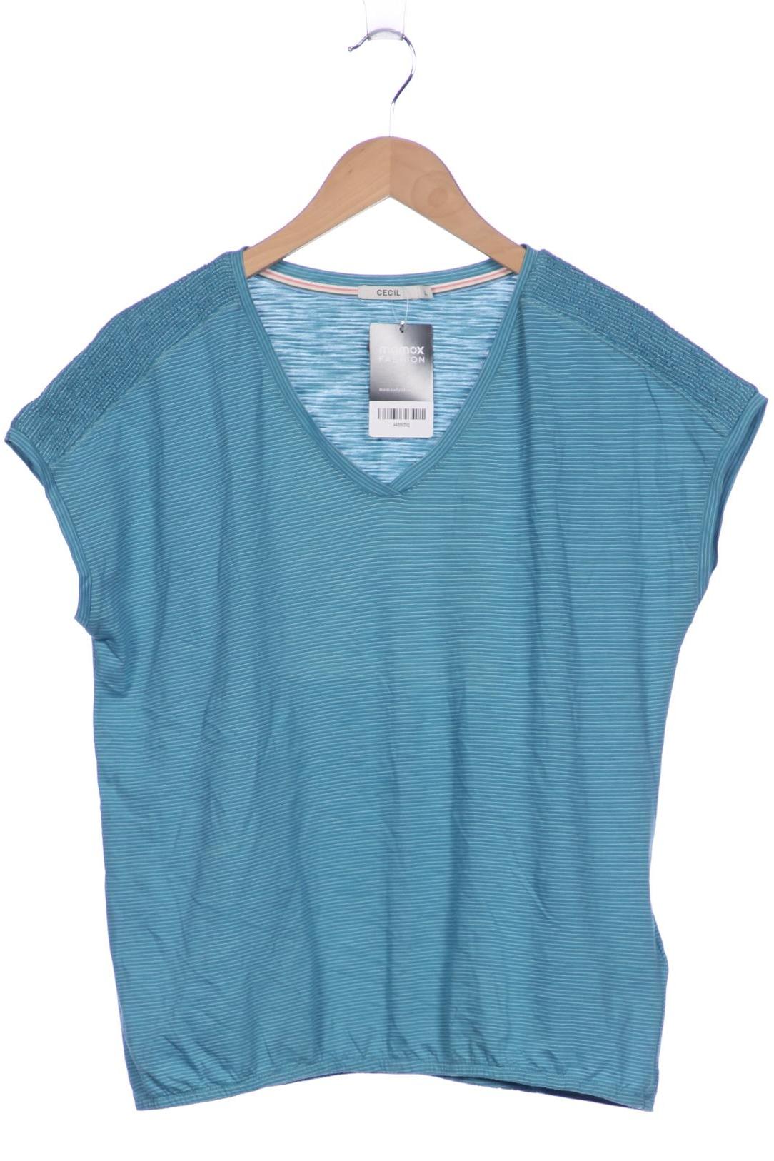 

Cecil Damen T-Shirt, blau, Gr. 42