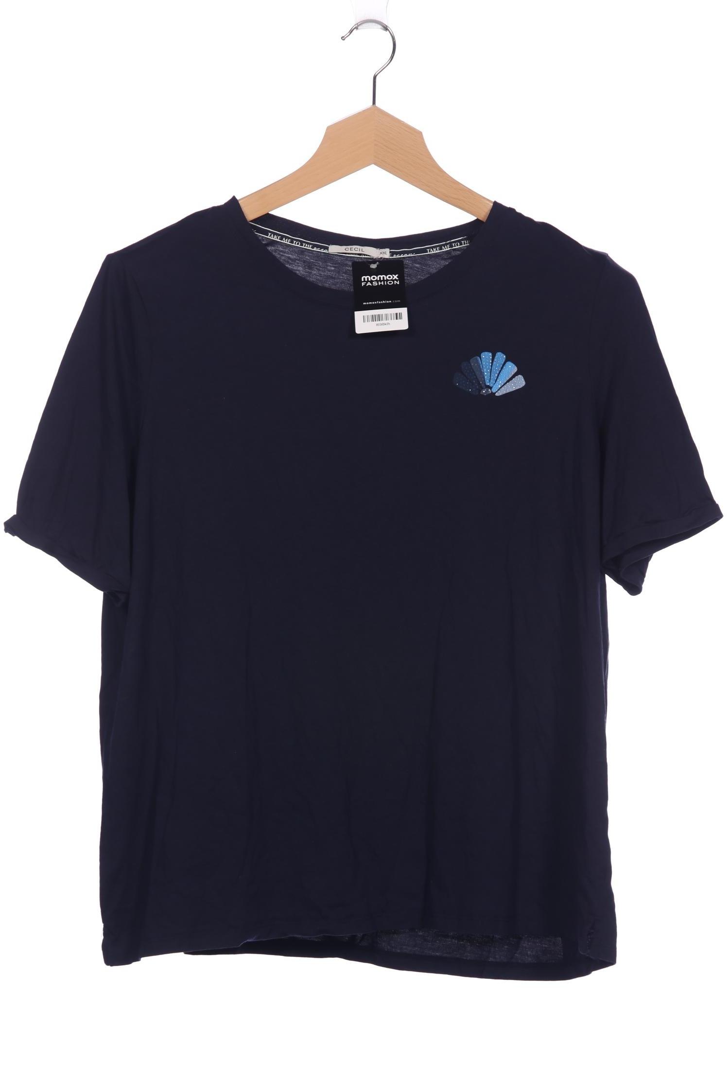 

Cecil Damen T-Shirt, marineblau, Gr. 46