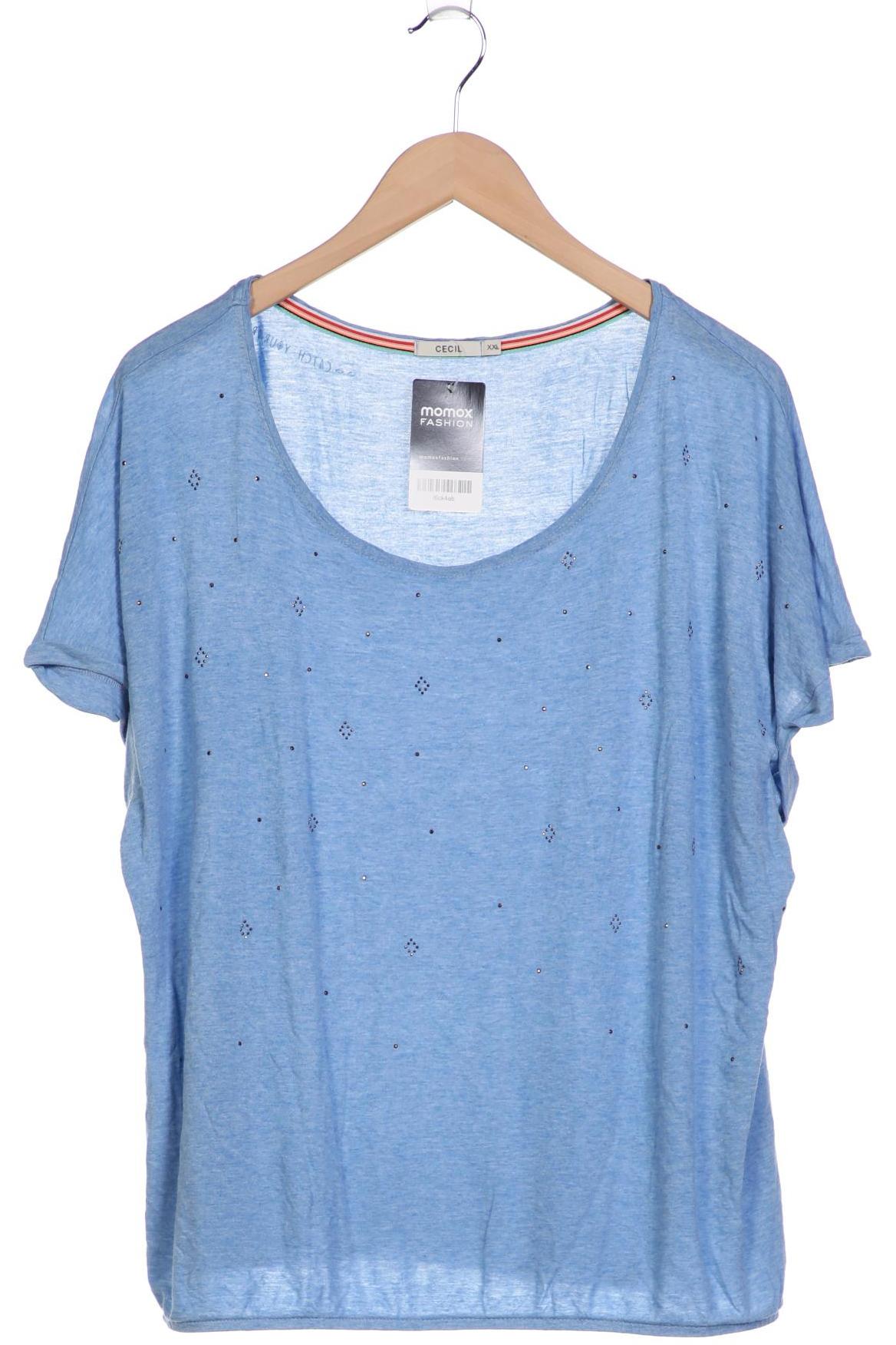 

CECIL Damen T-Shirt, hellblau