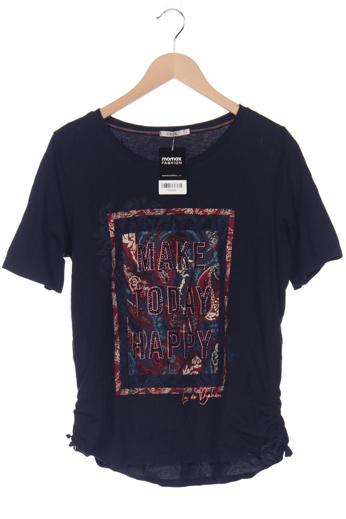 

Cecil Damen T-Shirt, marineblau, Gr. 42