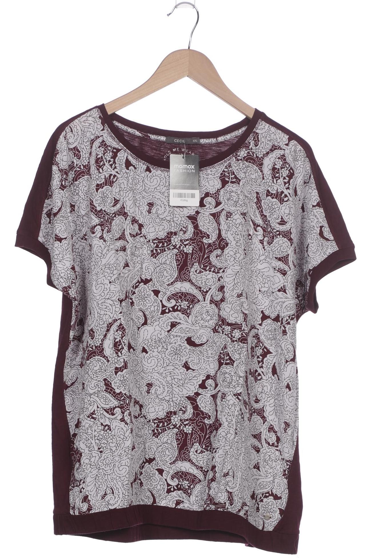 

Cecil Damen T-Shirt, bordeaux, Gr. 46