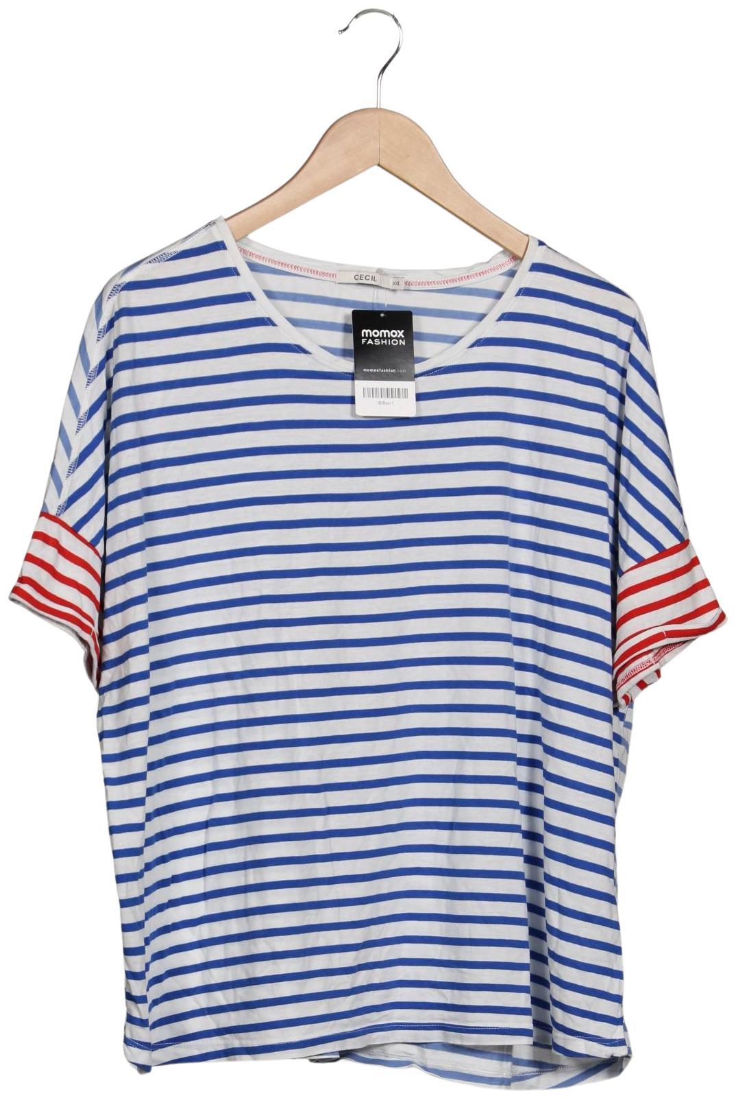 

Cecil Damen T-Shirt, blau, Gr. 46