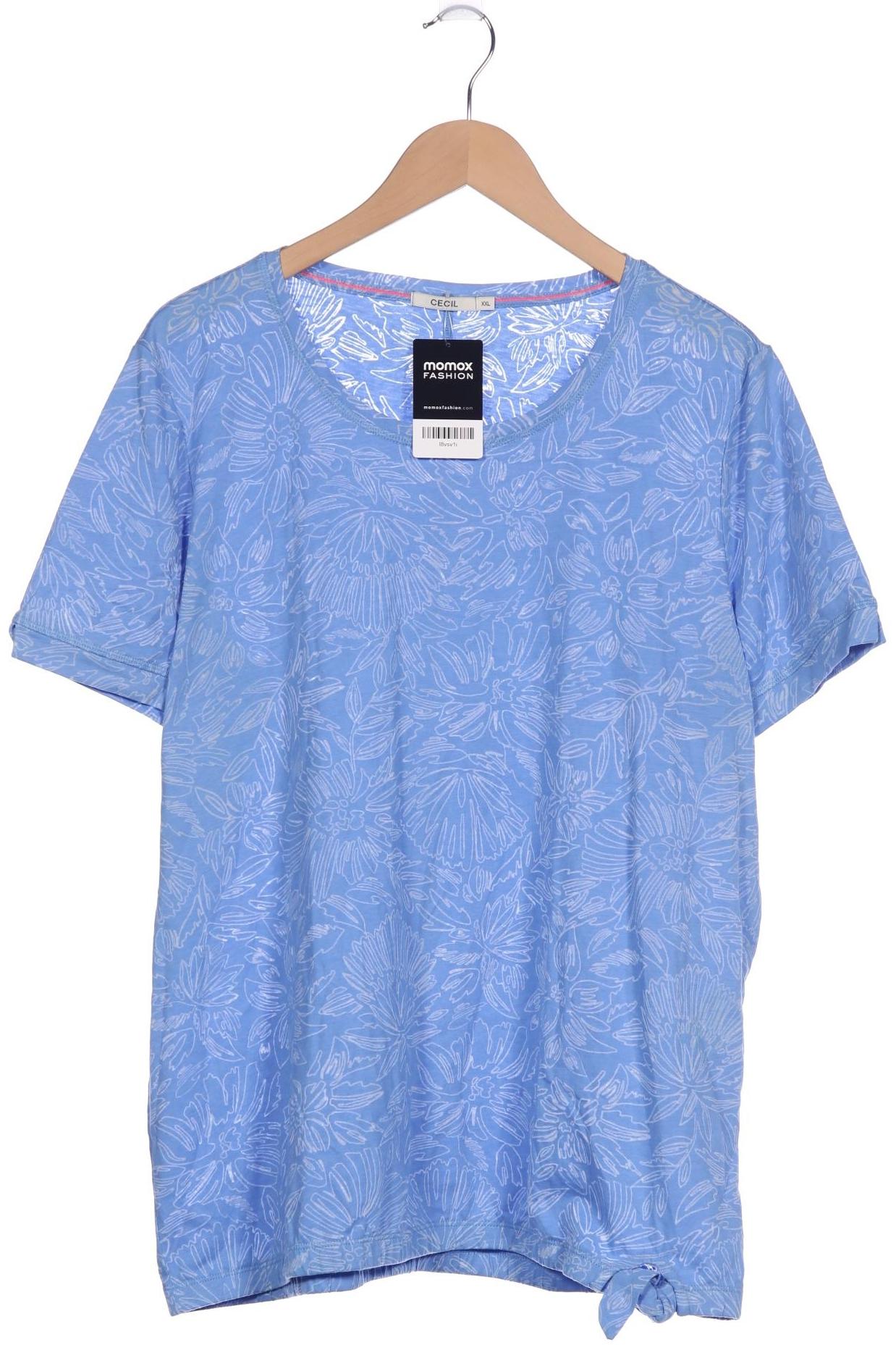 

Cecil Damen T-Shirt, blau, Gr. 46