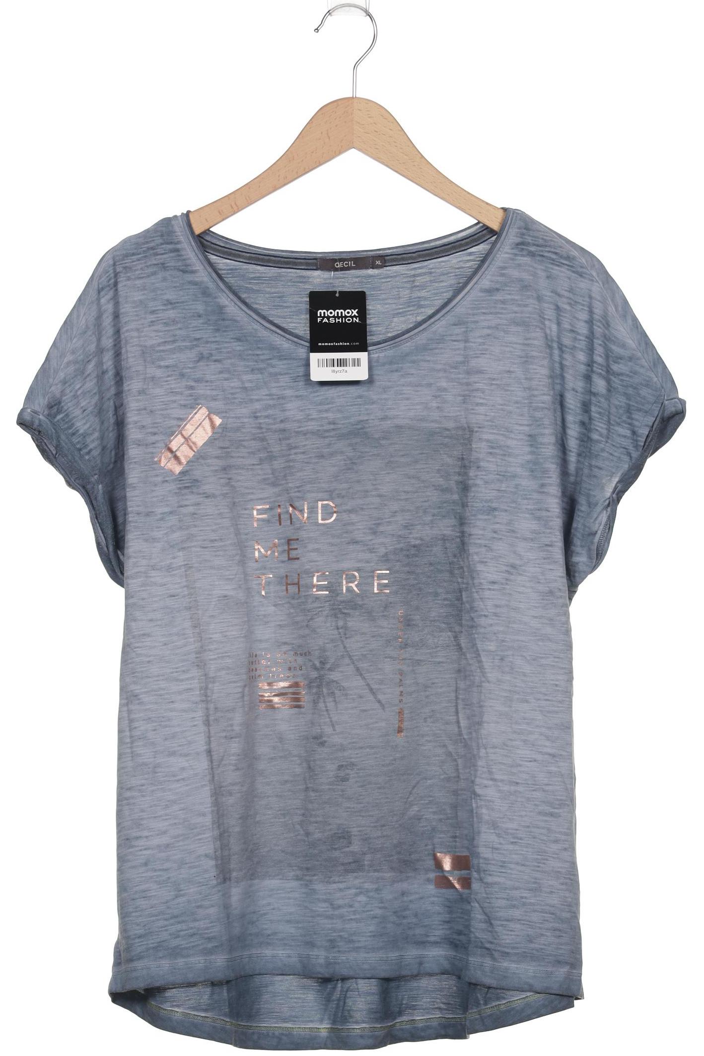 

Cecil Damen T-Shirt, blau, Gr. 44
