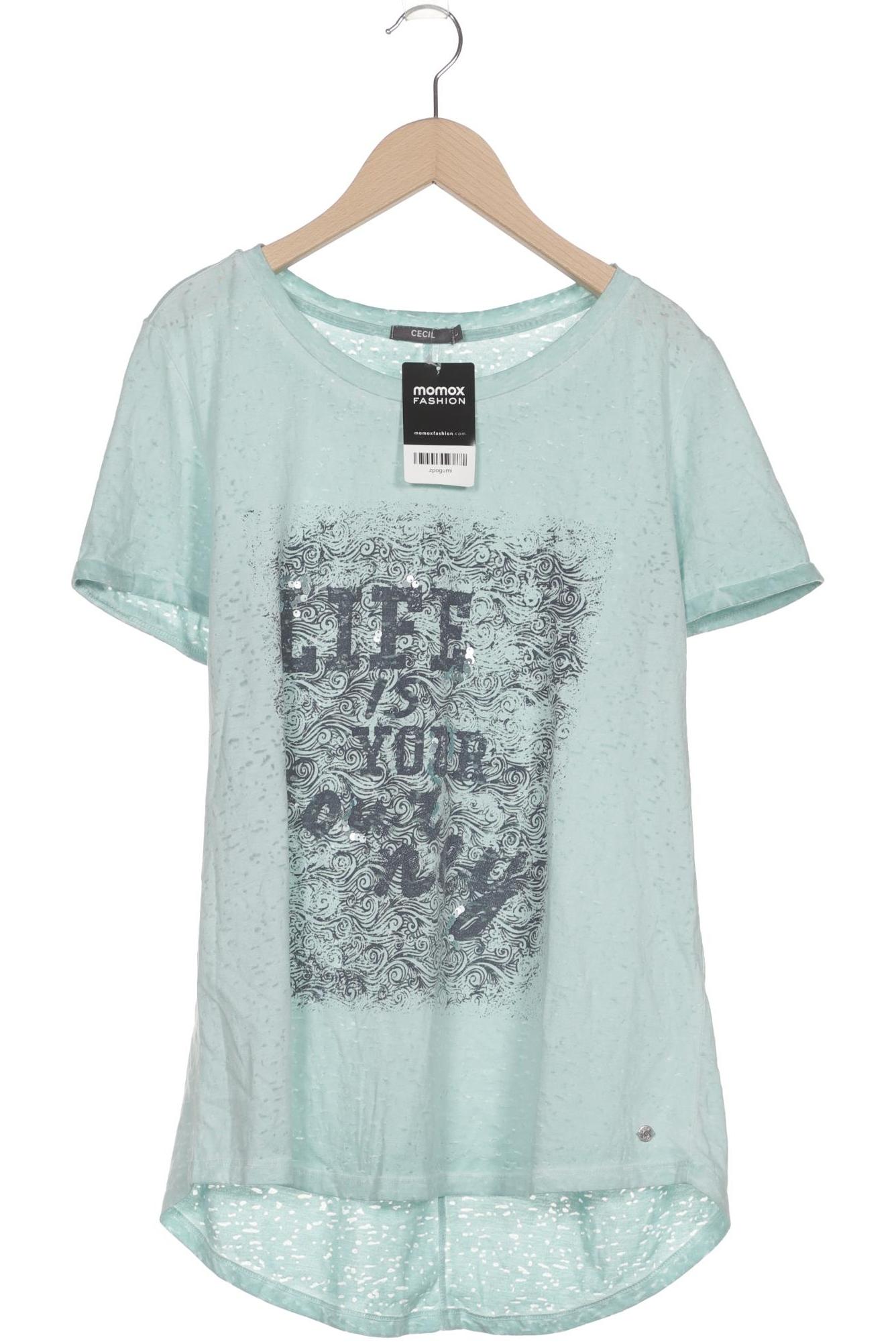 

Cecil Damen T-Shirt, türkis, Gr. 42