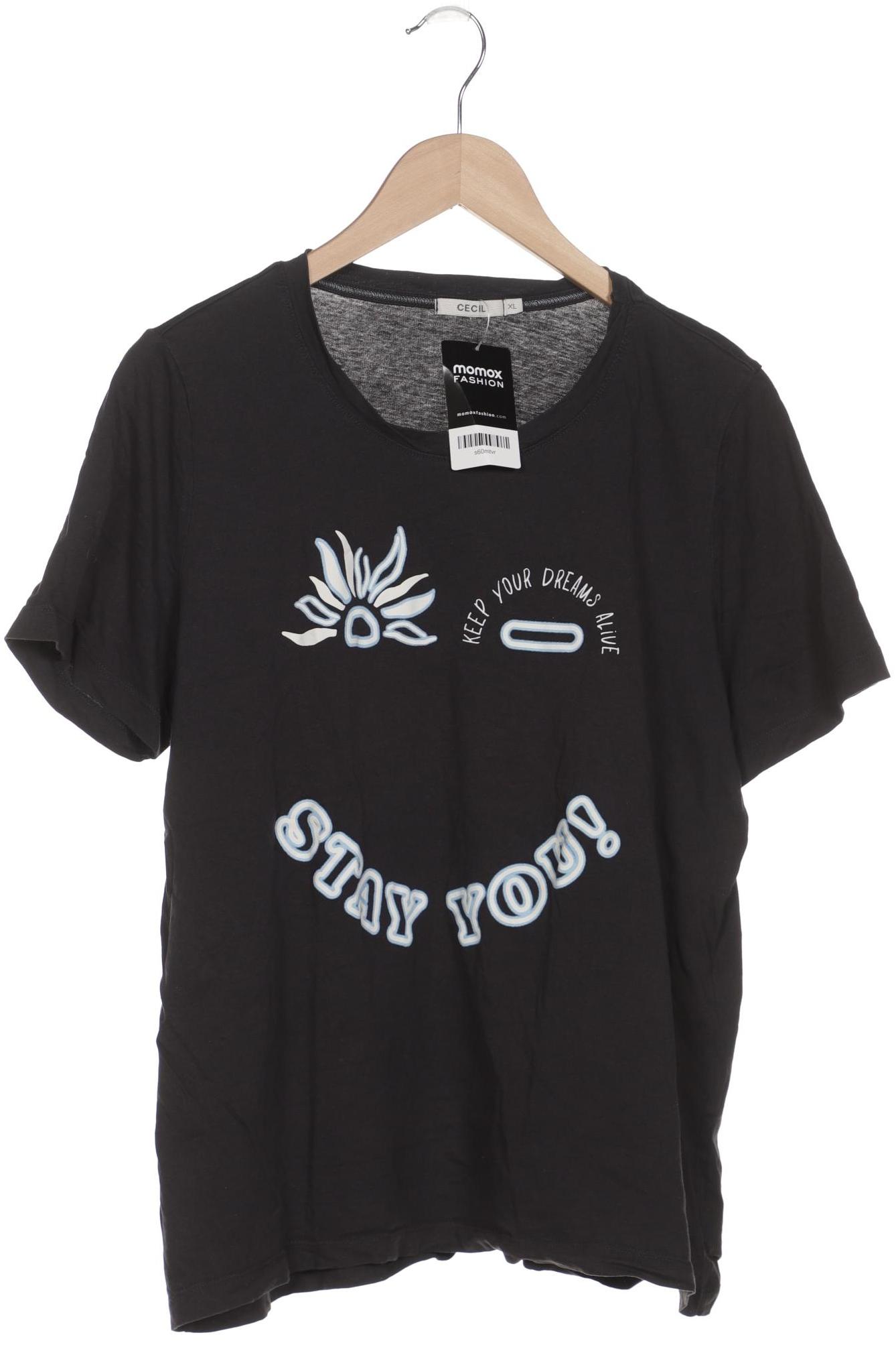 

Cecil Damen T-Shirt, schwarz, Gr. 44