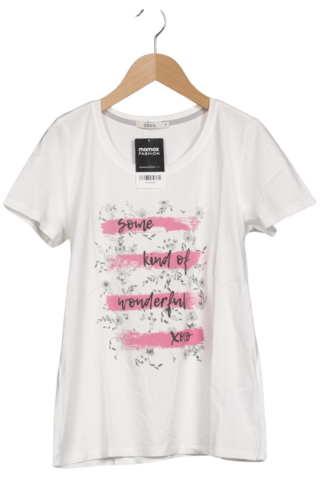 

Cecil Damen T-Shirt, weiß, Gr. 36