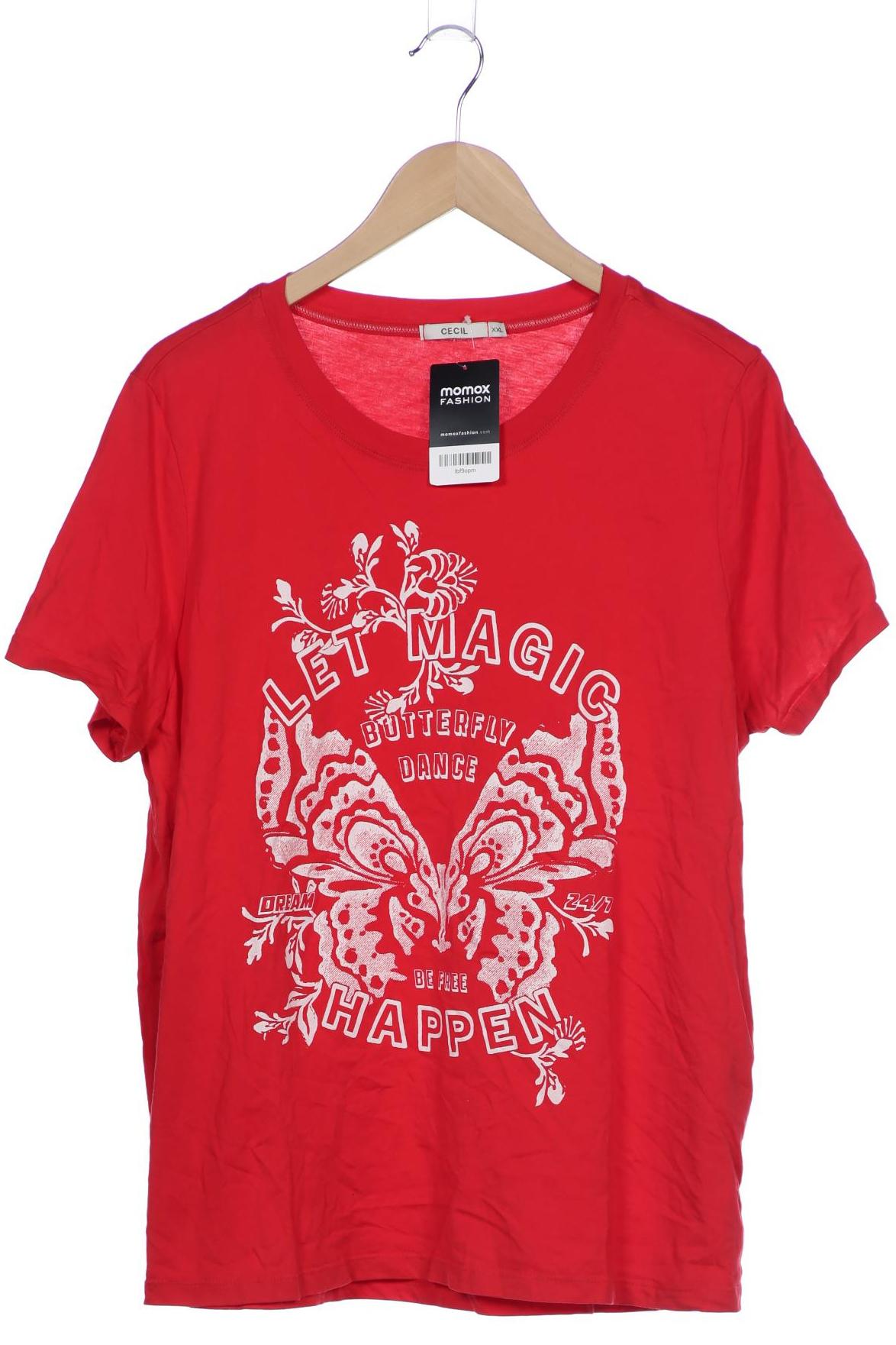 

Cecil Damen T-Shirt, rot, Gr. 46