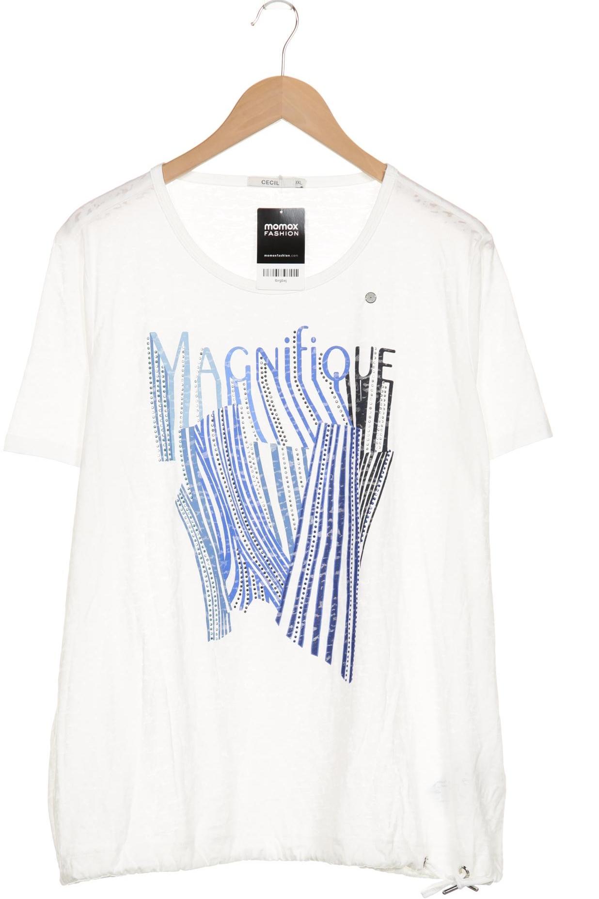 

Cecil Damen T-Shirt, weiß, Gr. 46