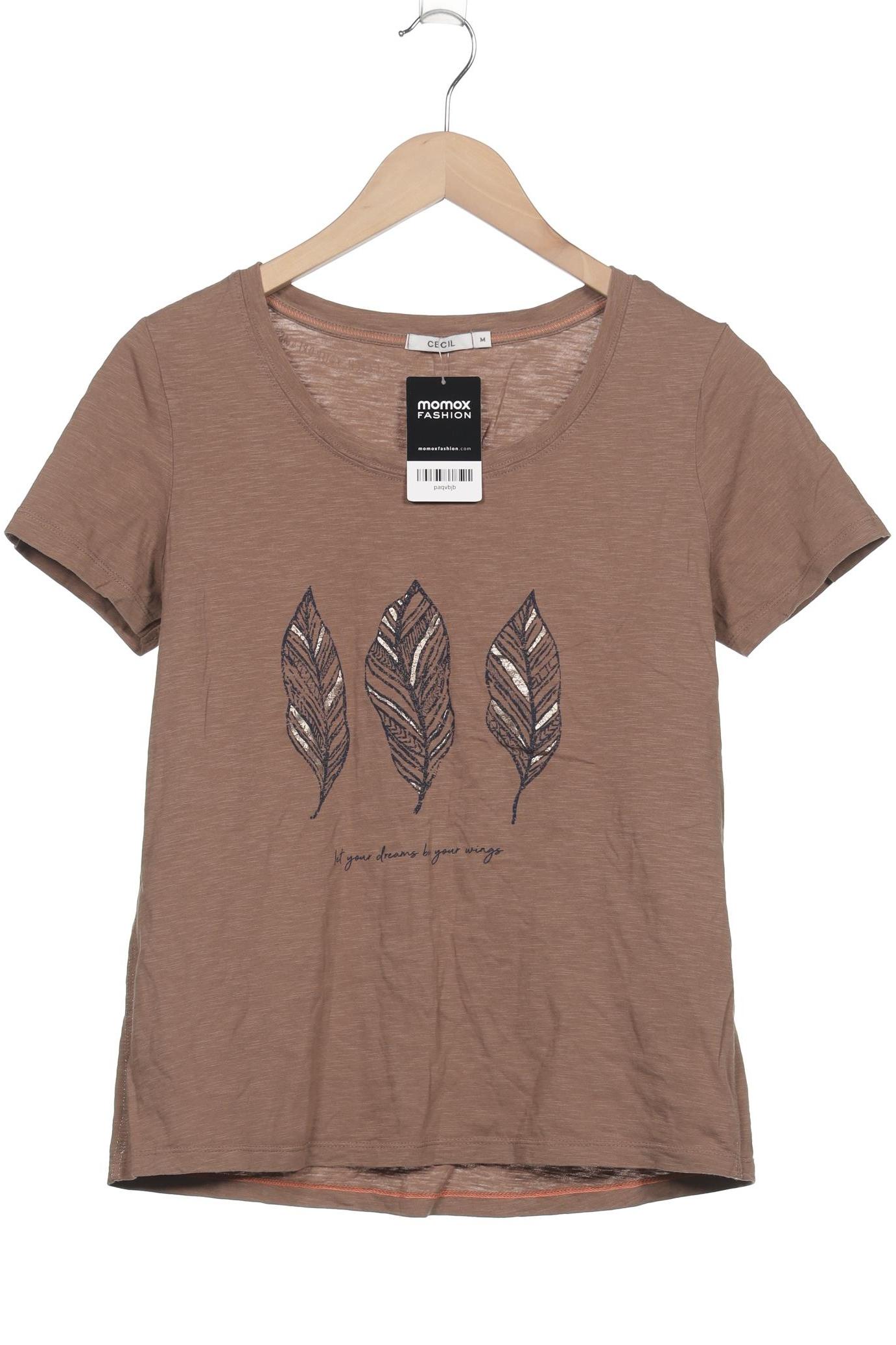 

Cecil Damen T-Shirt, braun, Gr. 38