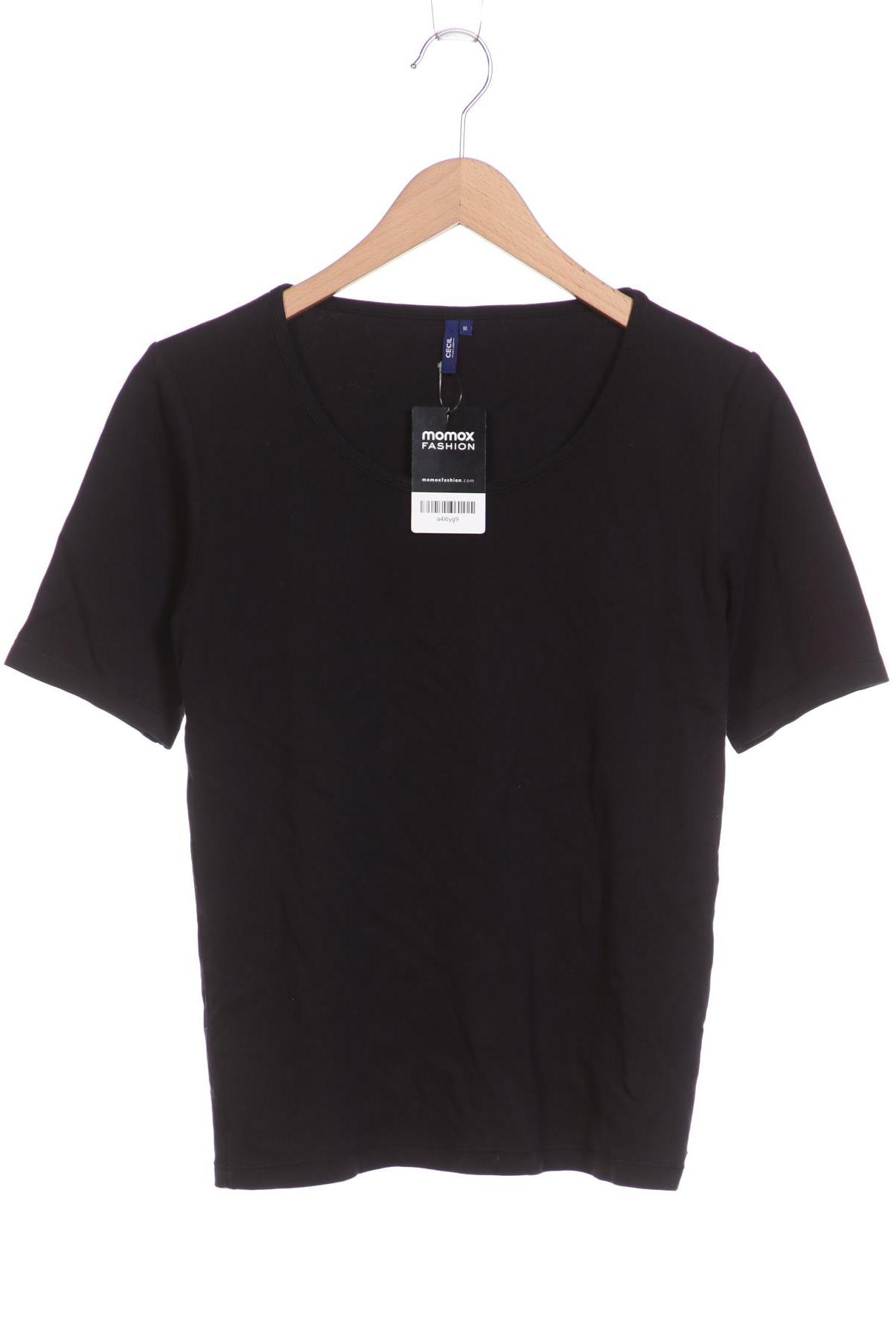 

Cecil Damen T-Shirt, schwarz, Gr. 38
