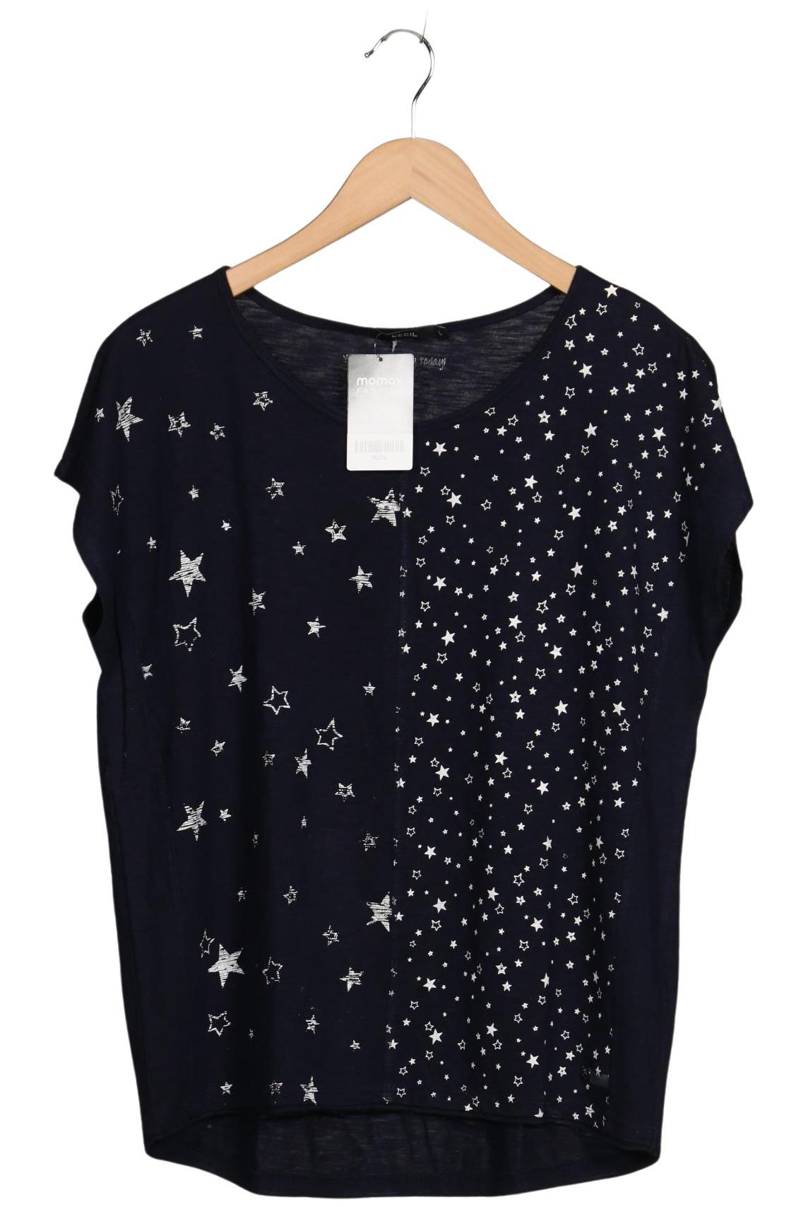 

Cecil Damen T-Shirt, marineblau, Gr. 42