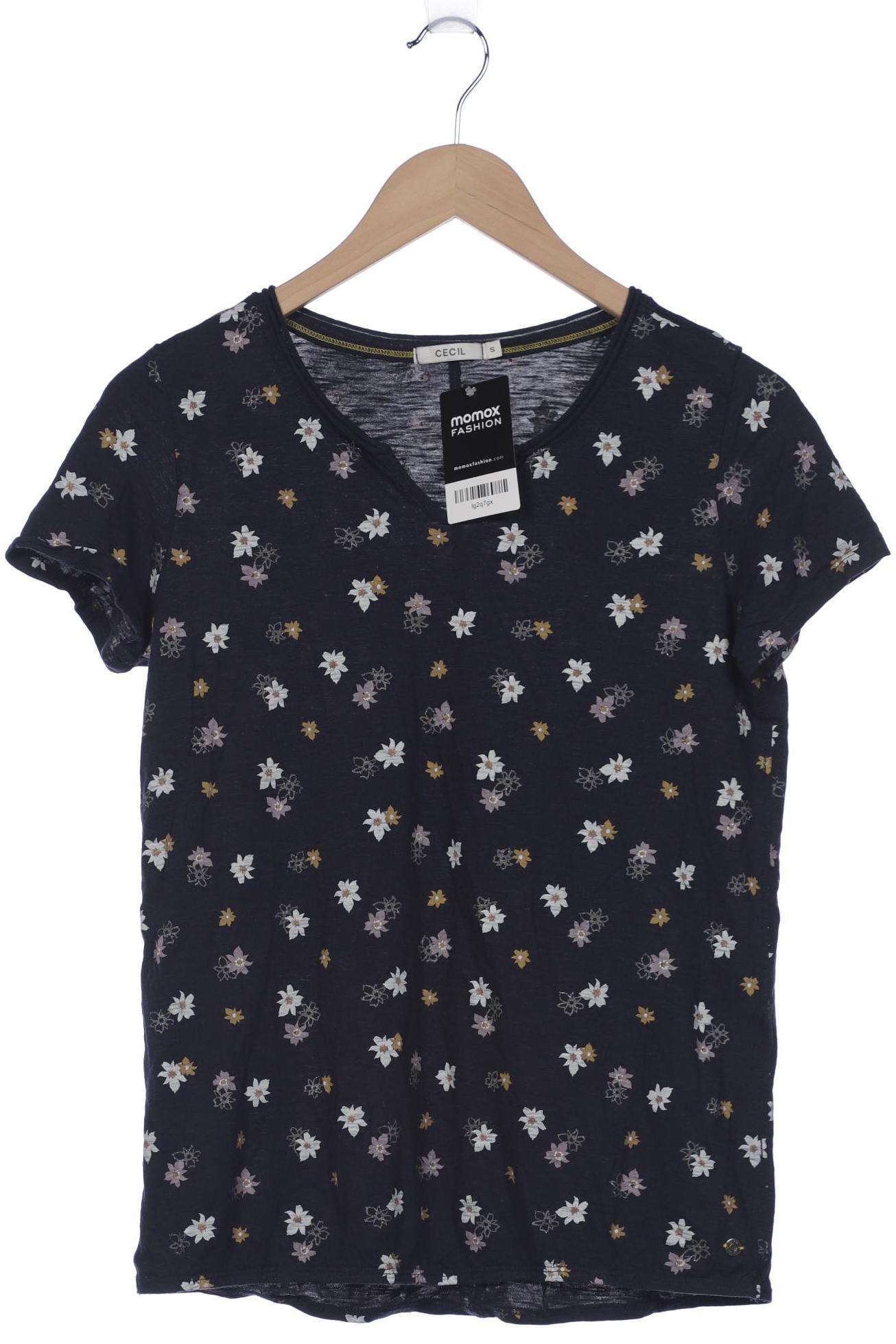 

CECIL Damen T-Shirt, marineblau